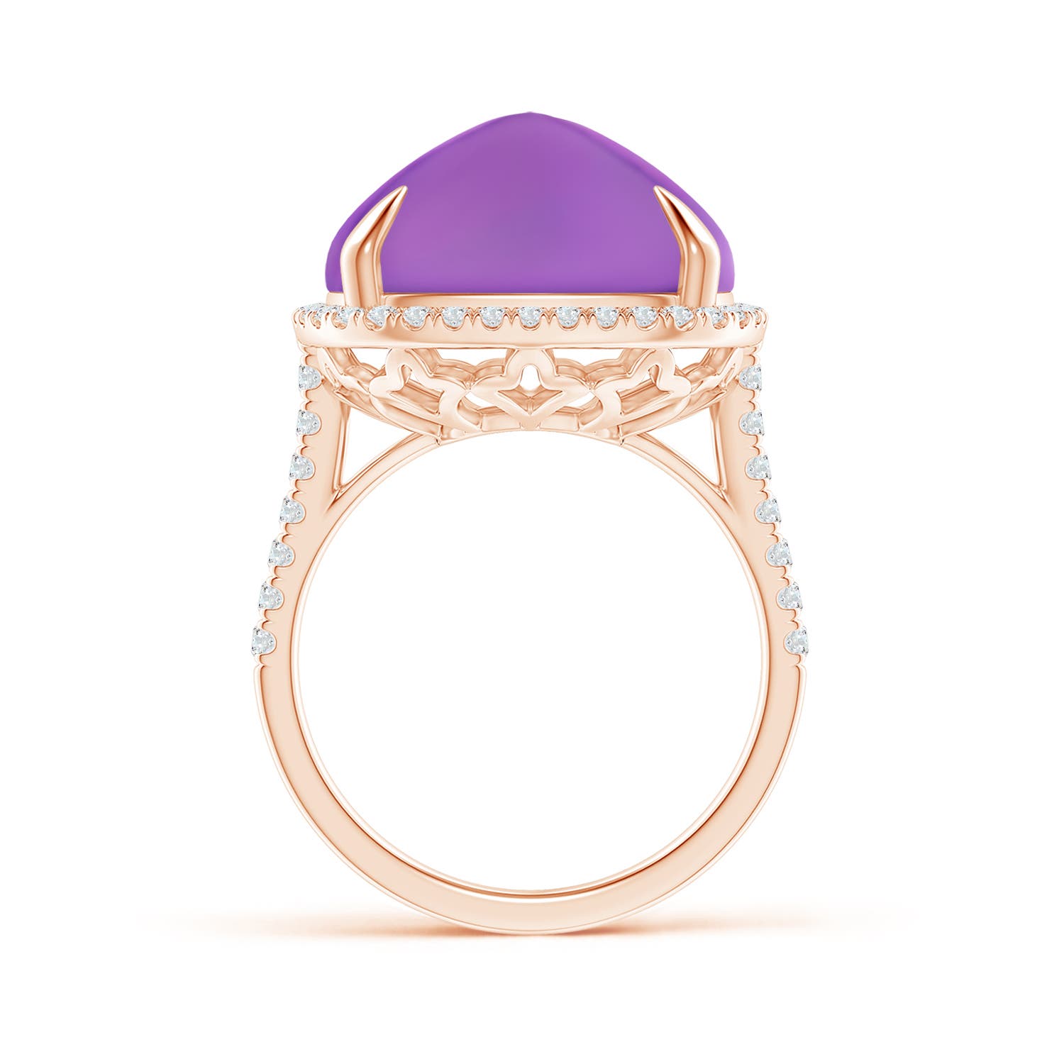 AAA - Amethyst / 16.02 CT / 14 KT Rose Gold