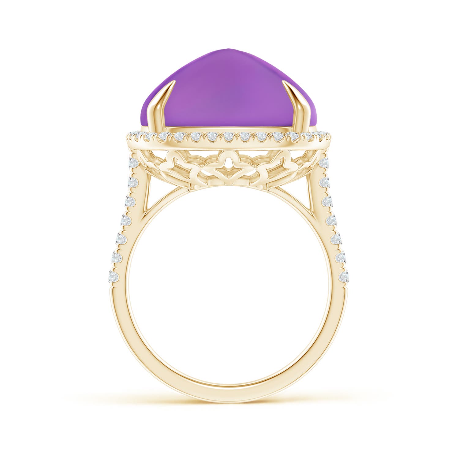 AAA - Amethyst / 16.02 CT / 14 KT Yellow Gold