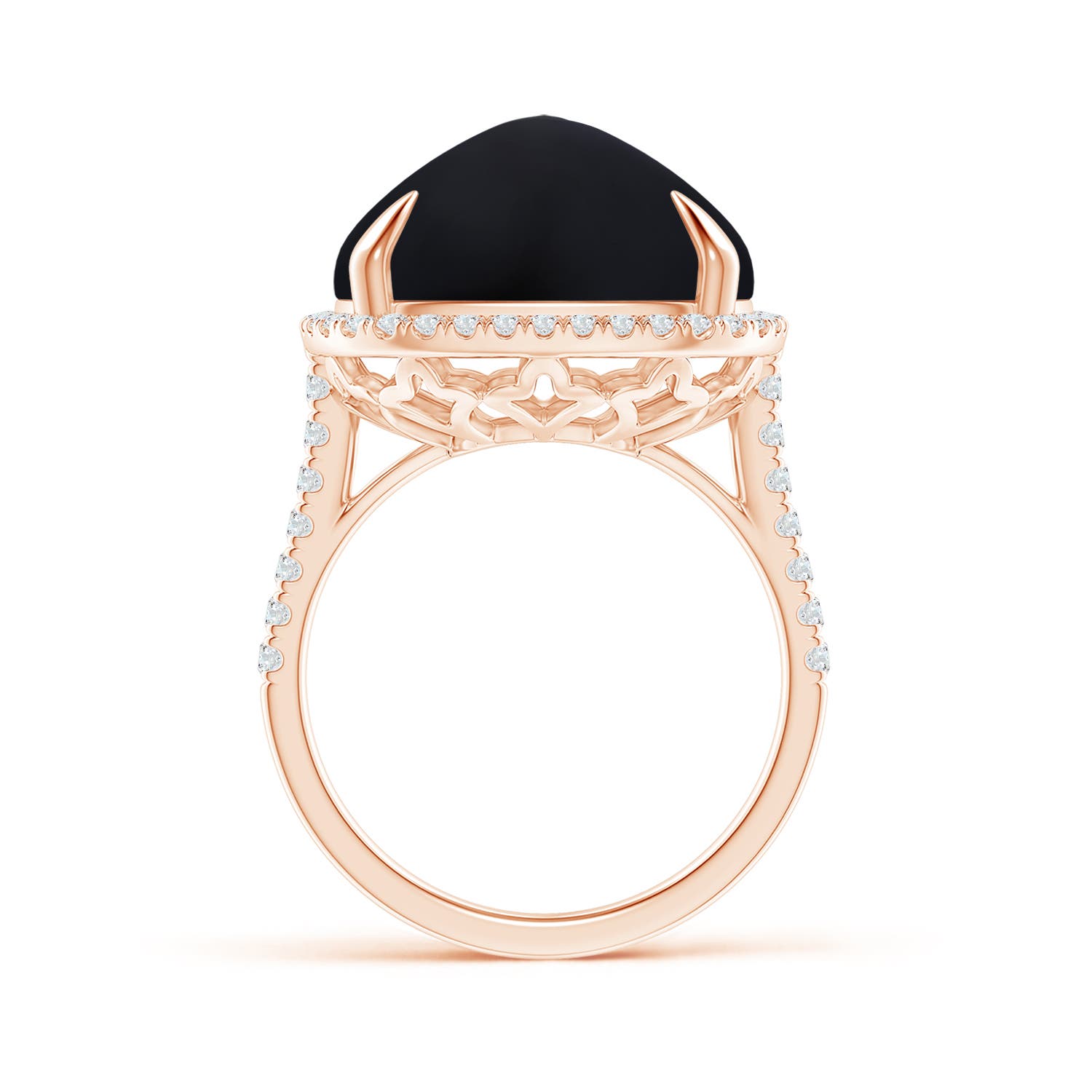 AAA - Black Onyx / 17.52 CT / 14 KT Rose Gold