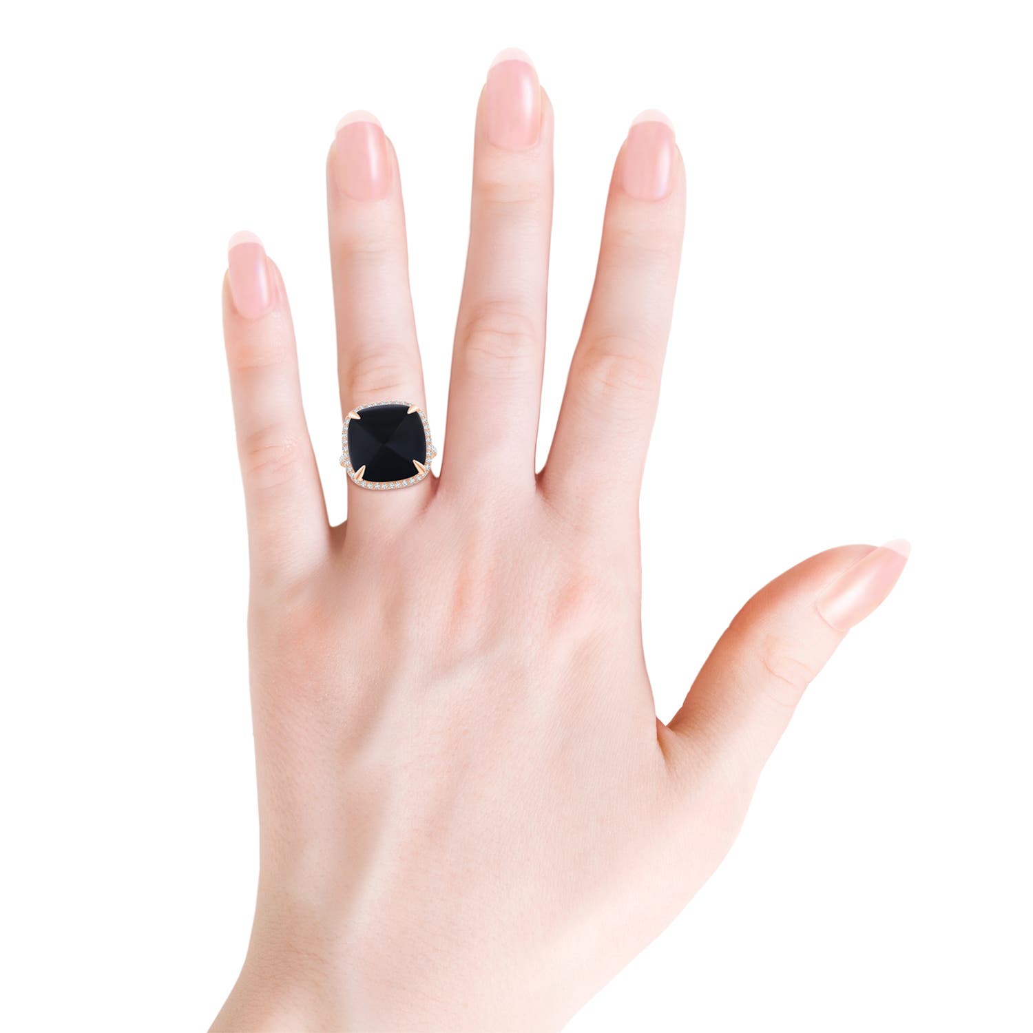 AAA - Black Onyx / 17.52 CT / 14 KT Rose Gold