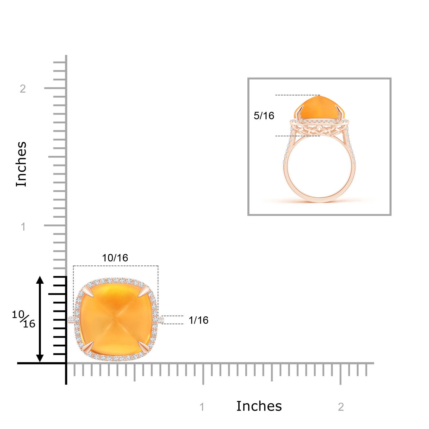 AAAA - Citrine / 11.65 CT / 14 KT Rose Gold