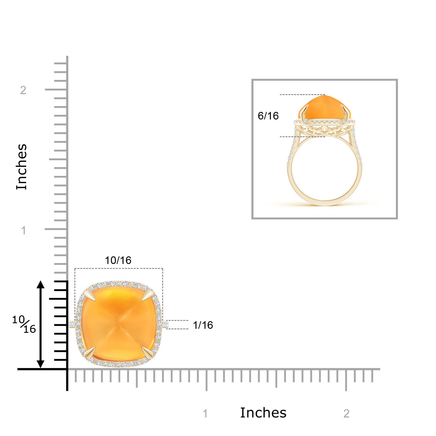 AAAA - Citrine / 12.91 CT / 14 KT Yellow Gold