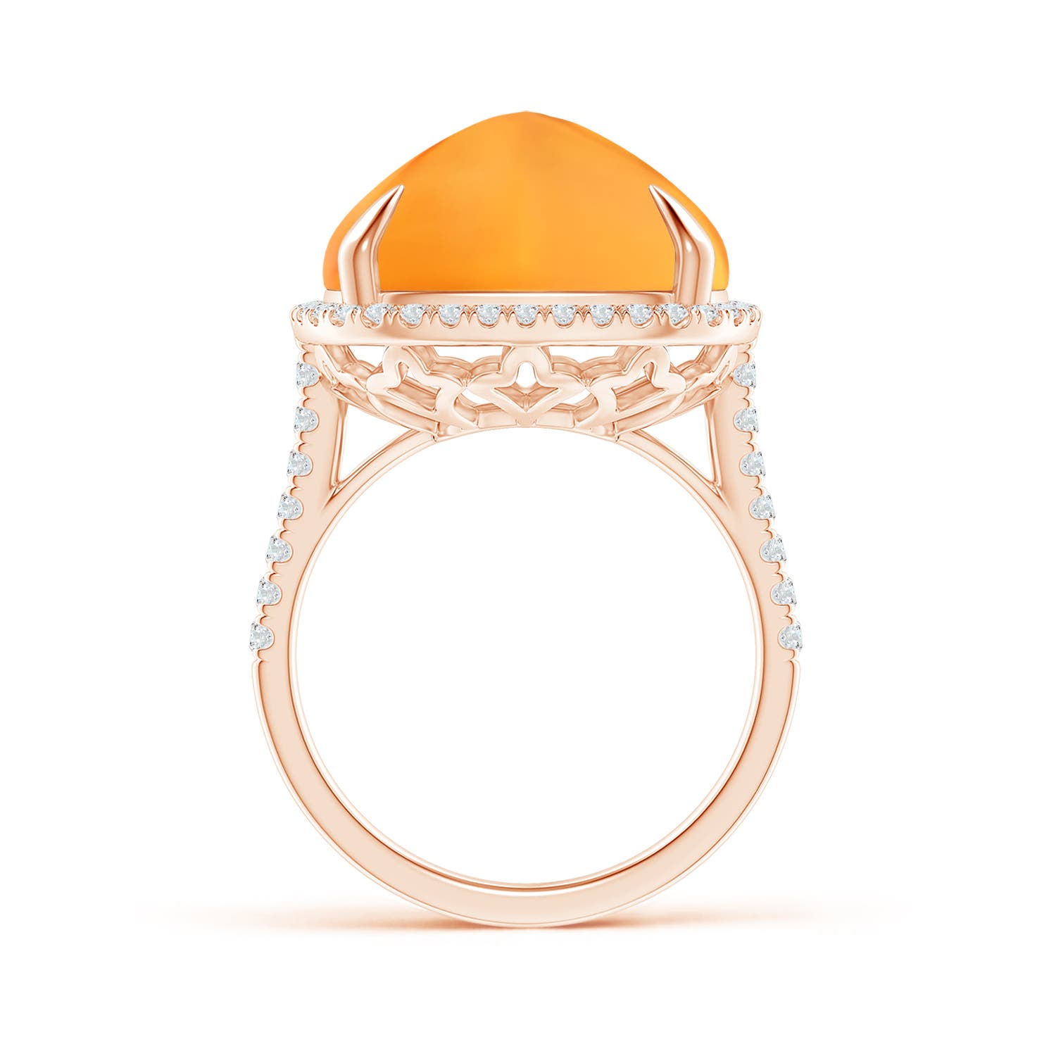 AAAA - Citrine / 16.02 CT / 14 KT Rose Gold