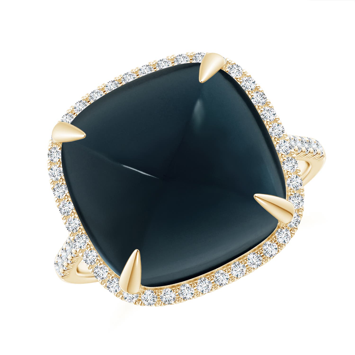 A - London Blue Topaz / 14.46 CT / 14 KT Yellow Gold