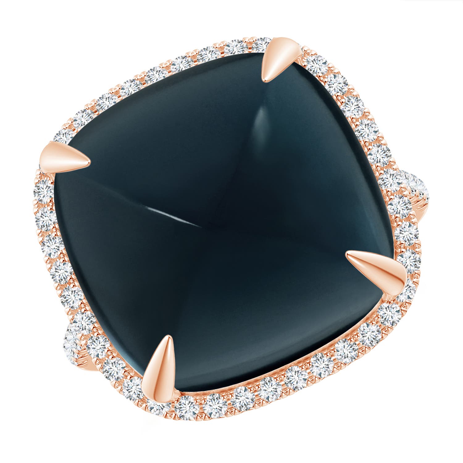 A - London Blue Topaz / 19.02 CT / 14 KT Rose Gold