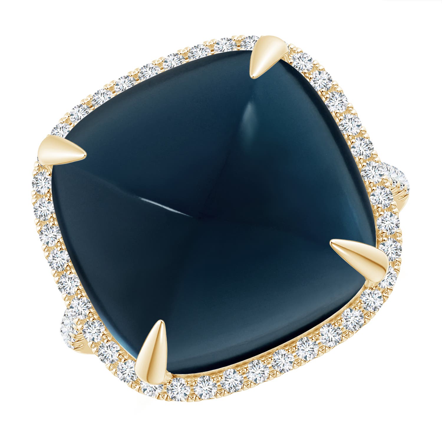 AA - London Blue Topaz / 19.02 CT / 14 KT Yellow Gold