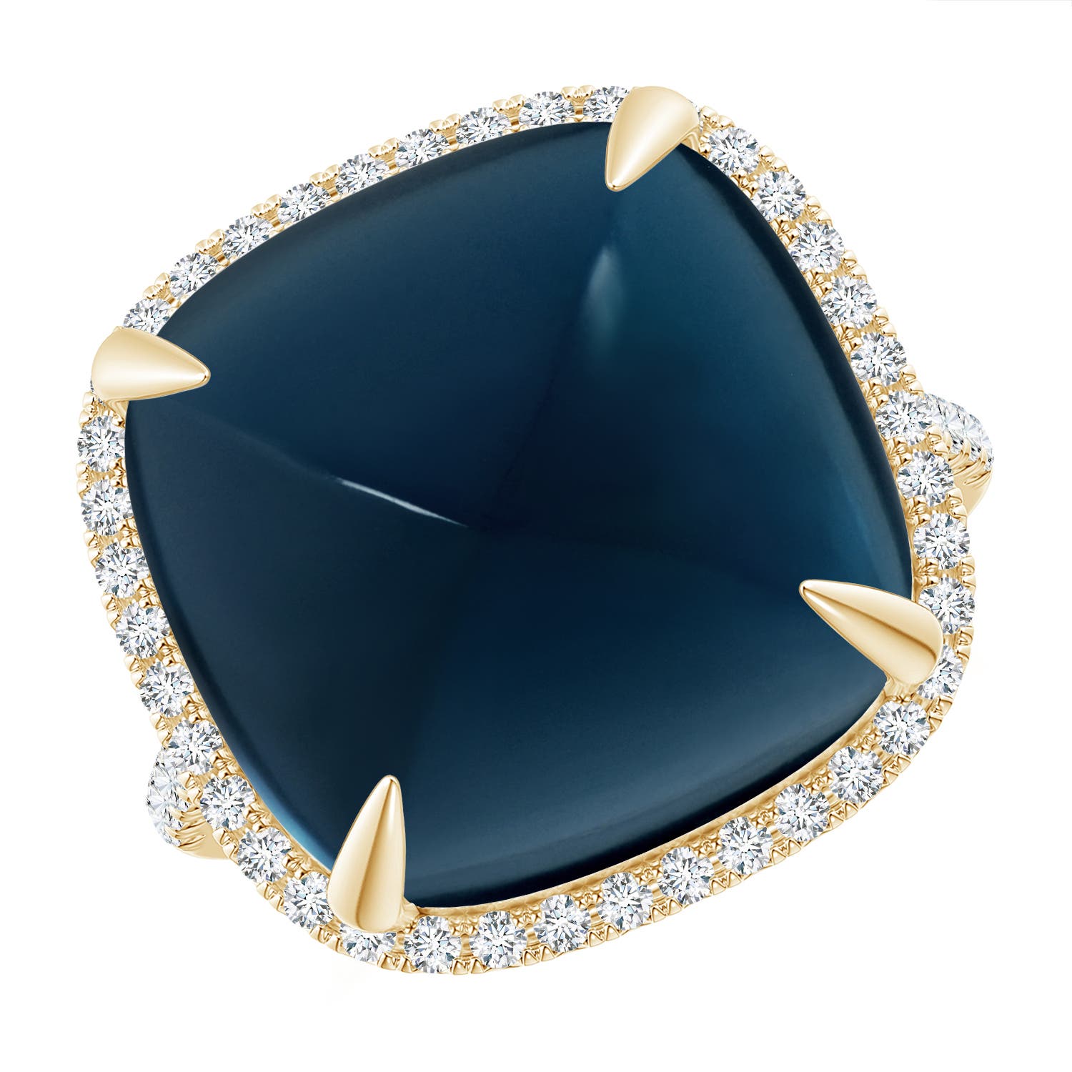 AAA - London Blue Topaz / 19.02 CT / 14 KT Yellow Gold