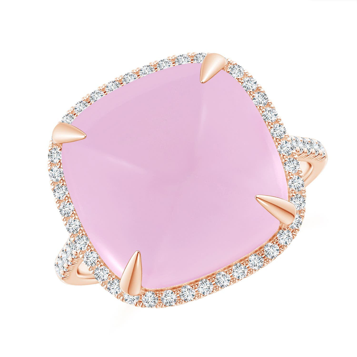 AAA - Rose Quartz / 10.51 CT / 14 KT Rose Gold