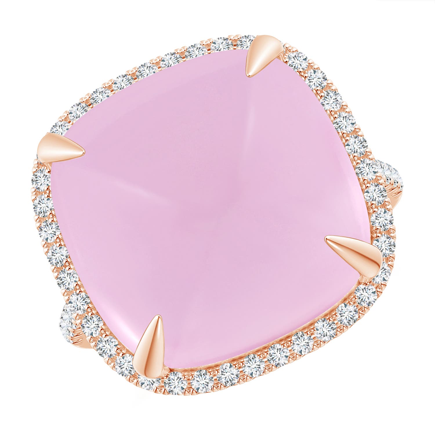 AAA - Rose Quartz / 14.52 CT / 14 KT Rose Gold