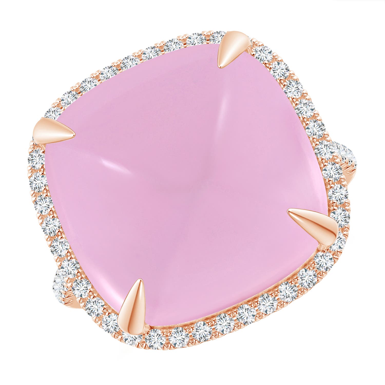 AAAA - Rose Quartz / 14.52 CT / 14 KT Rose Gold