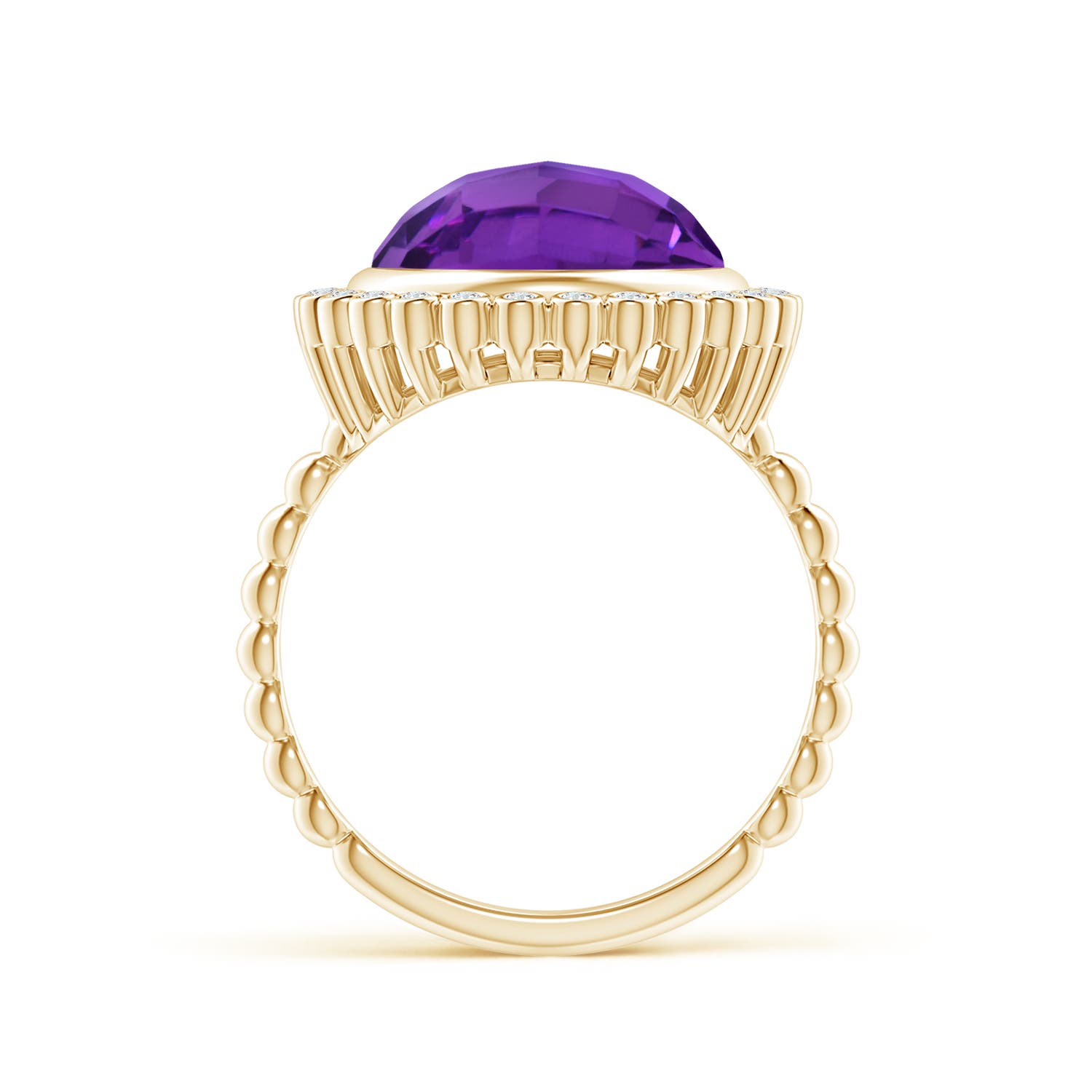 AAA - Amethyst / 5.01 CT / 14 KT Yellow Gold