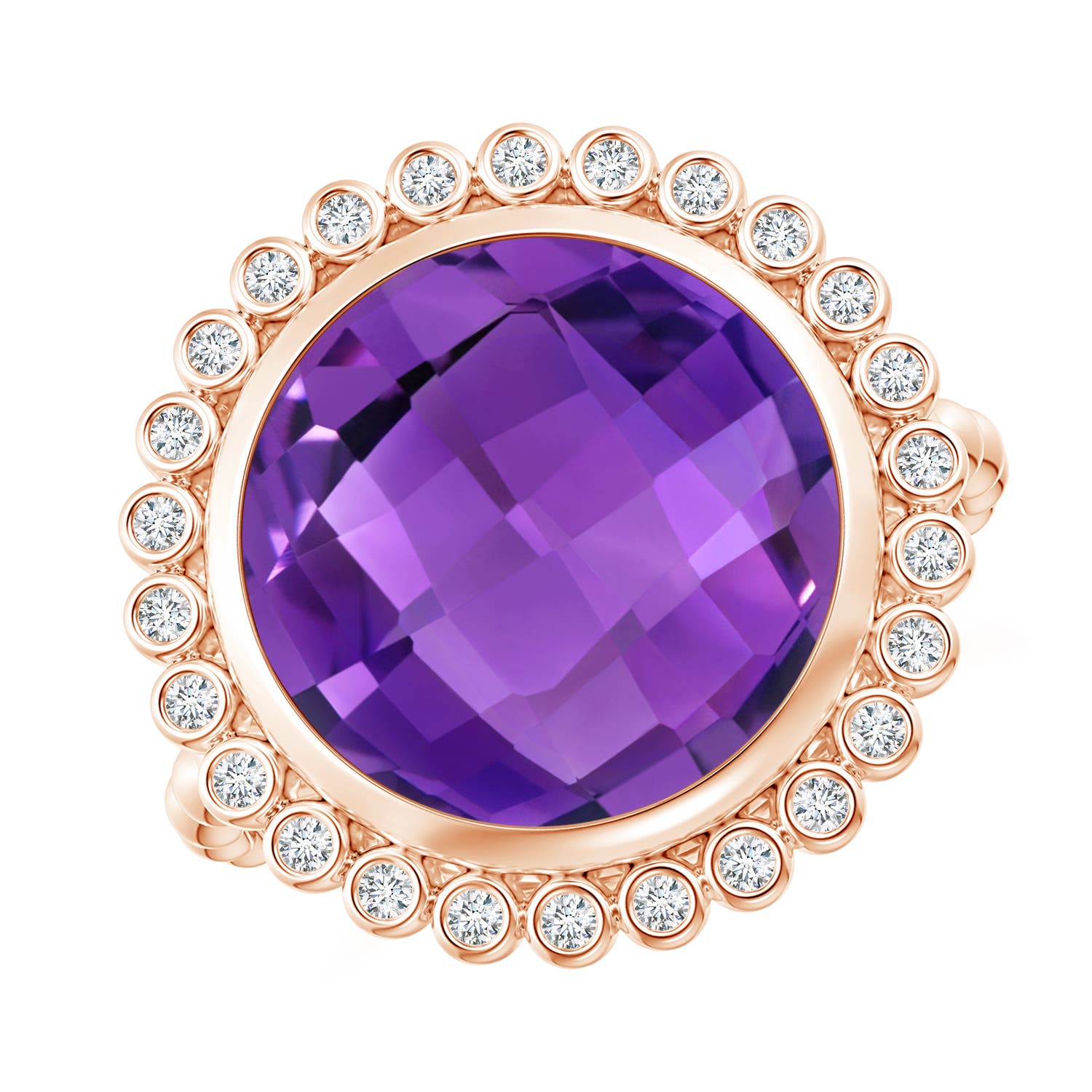 AAA - Amethyst / 5.71 CT / 14 KT Rose Gold