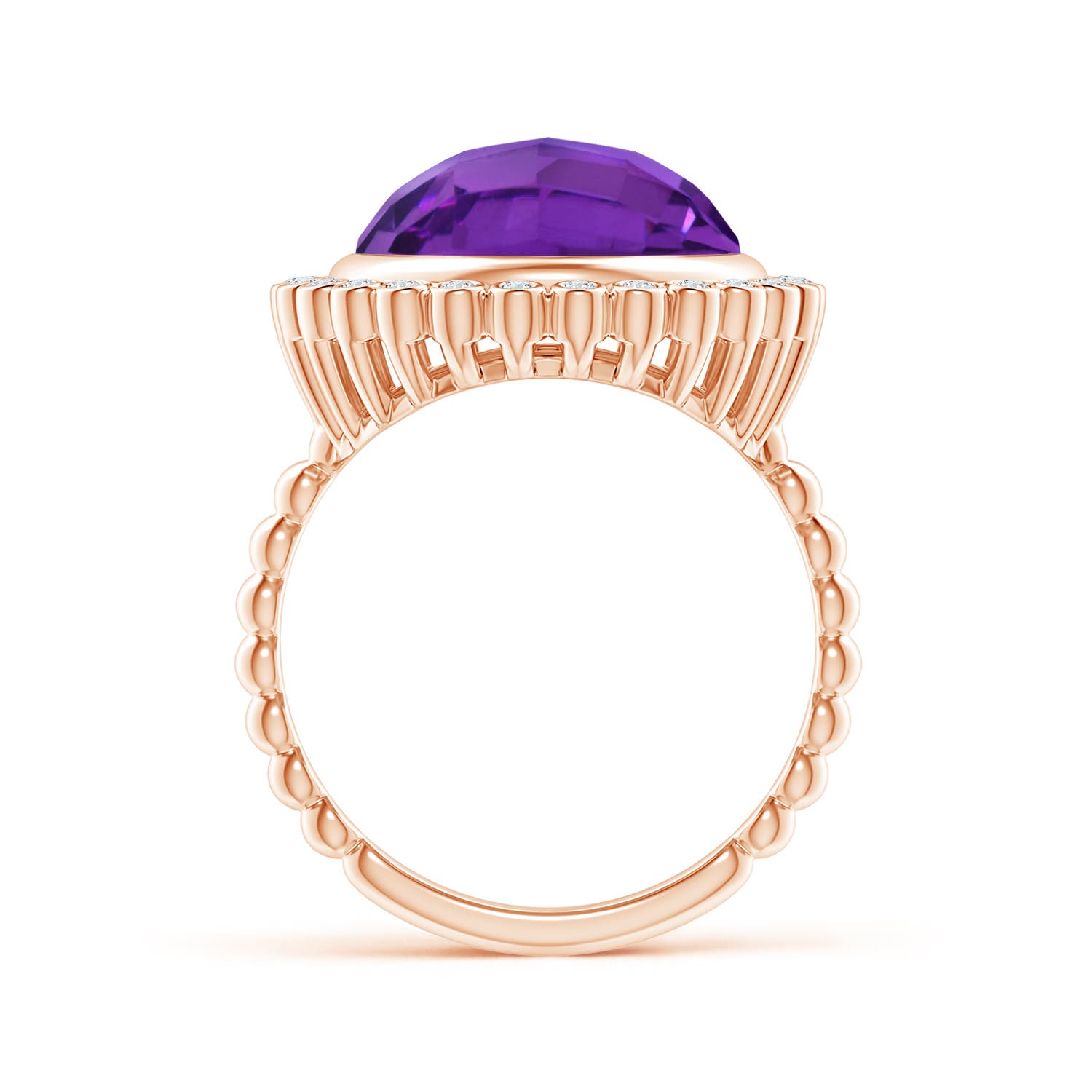 AAA - Amethyst / 5.71 CT / 14 KT Rose Gold