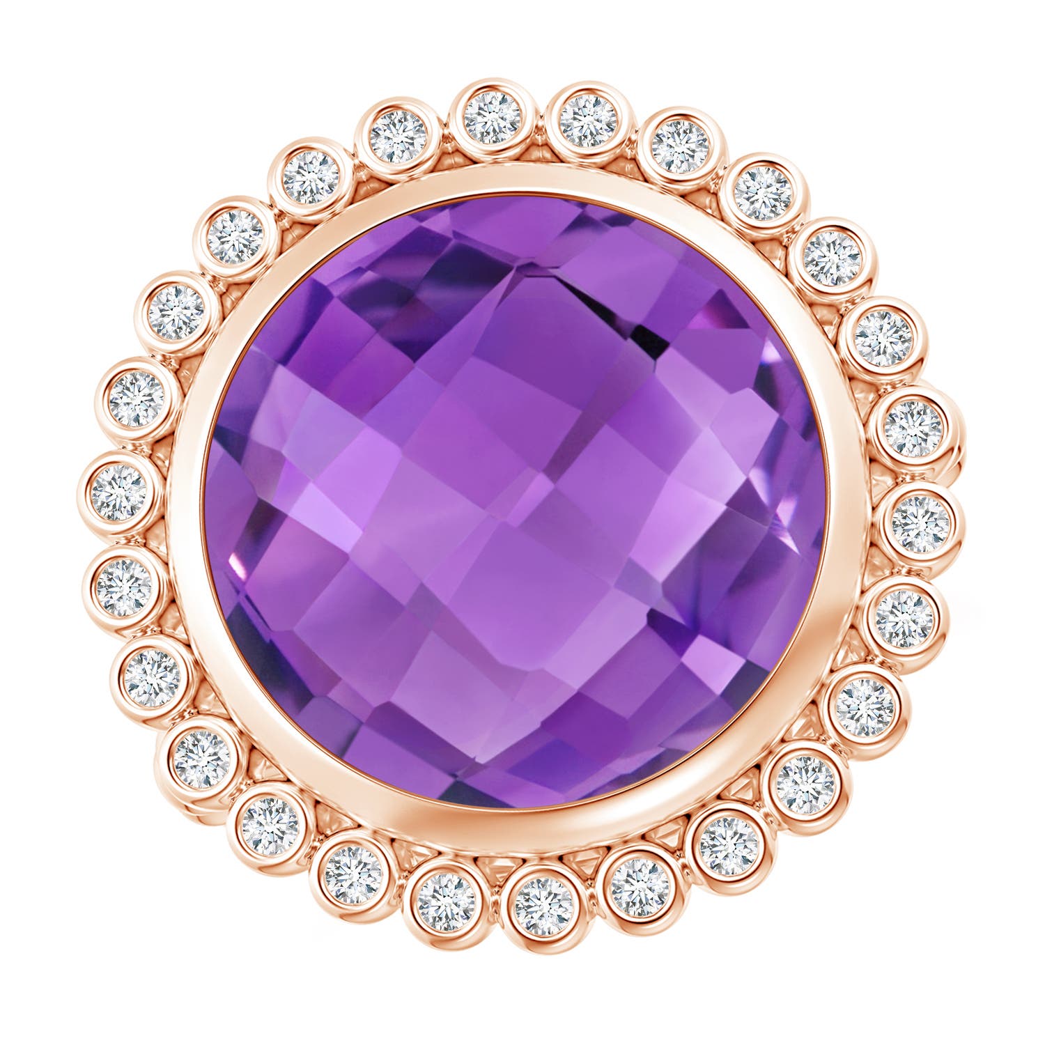 AA - Amethyst / 8.16 CT / 14 KT Rose Gold