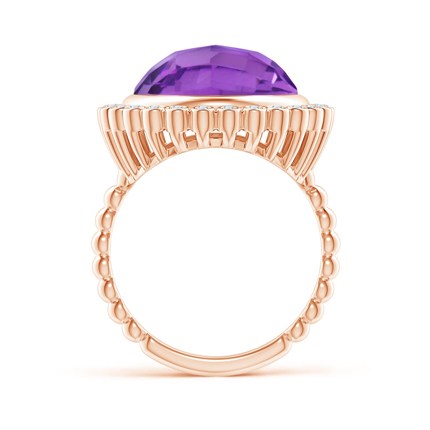 AA - Amethyst / 8.16 CT / 14 KT Rose Gold