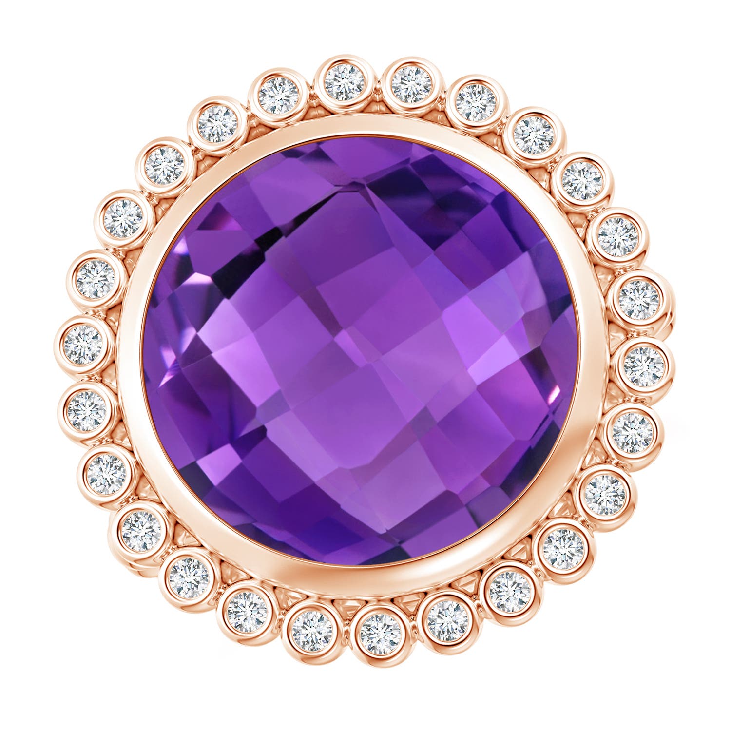 AAA - Amethyst / 8.16 CT / 14 KT Rose Gold