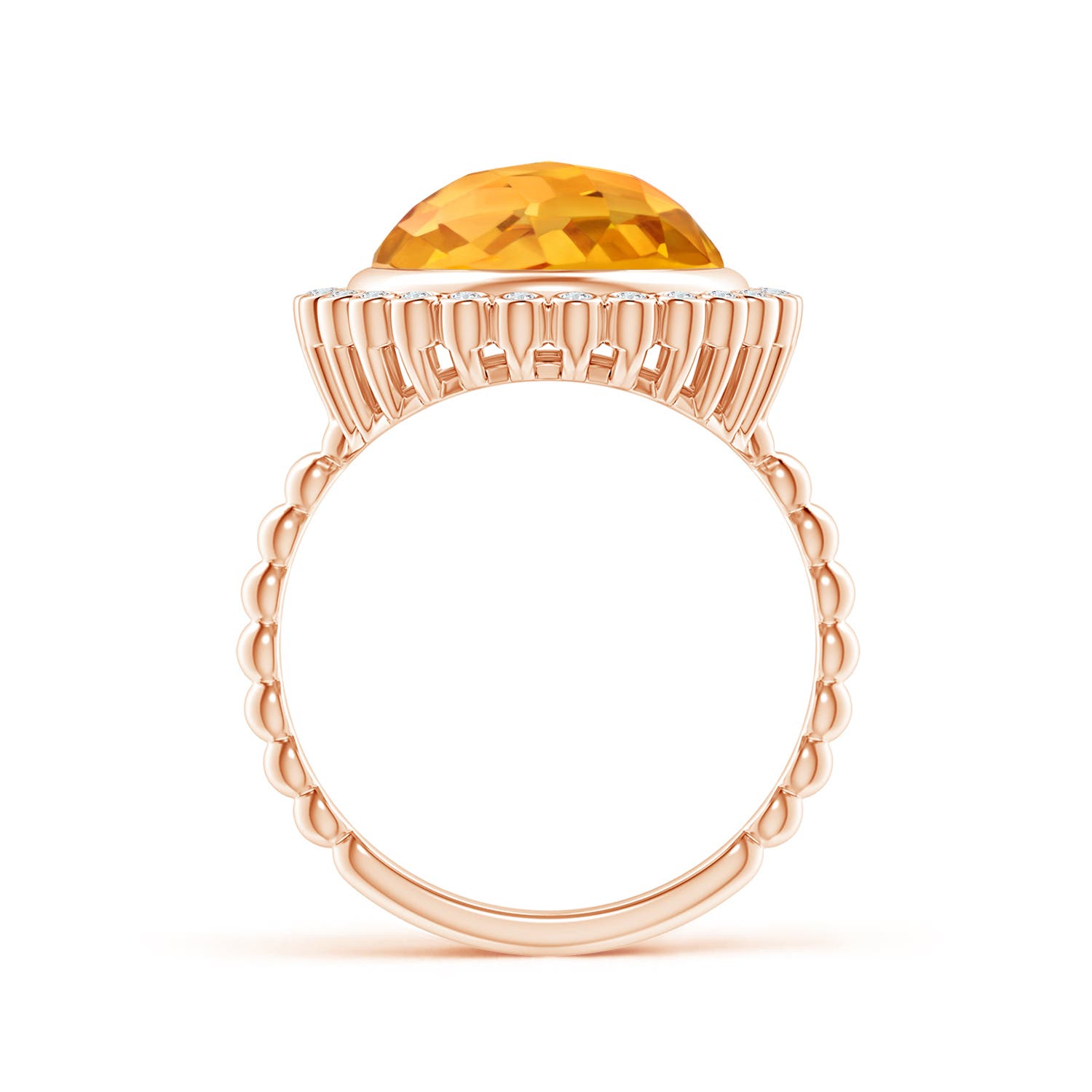 A - Citrine / 5.01 CT / 14 KT Rose Gold