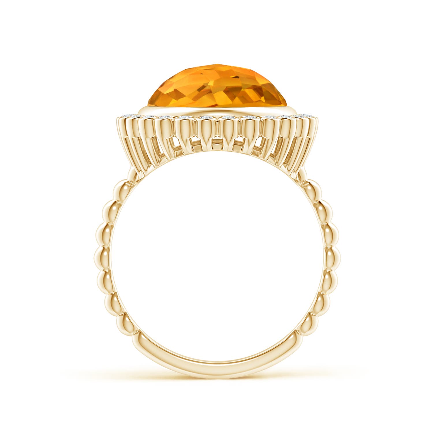 AA - Citrine / 5.01 CT / 14 KT Yellow Gold