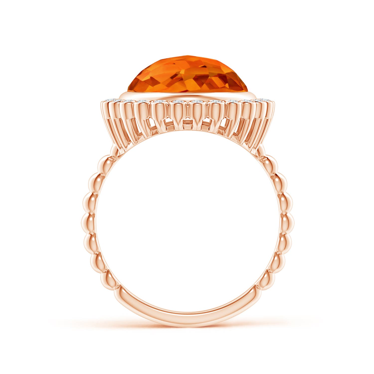 AAAA - Citrine / 5.01 CT / 14 KT Rose Gold