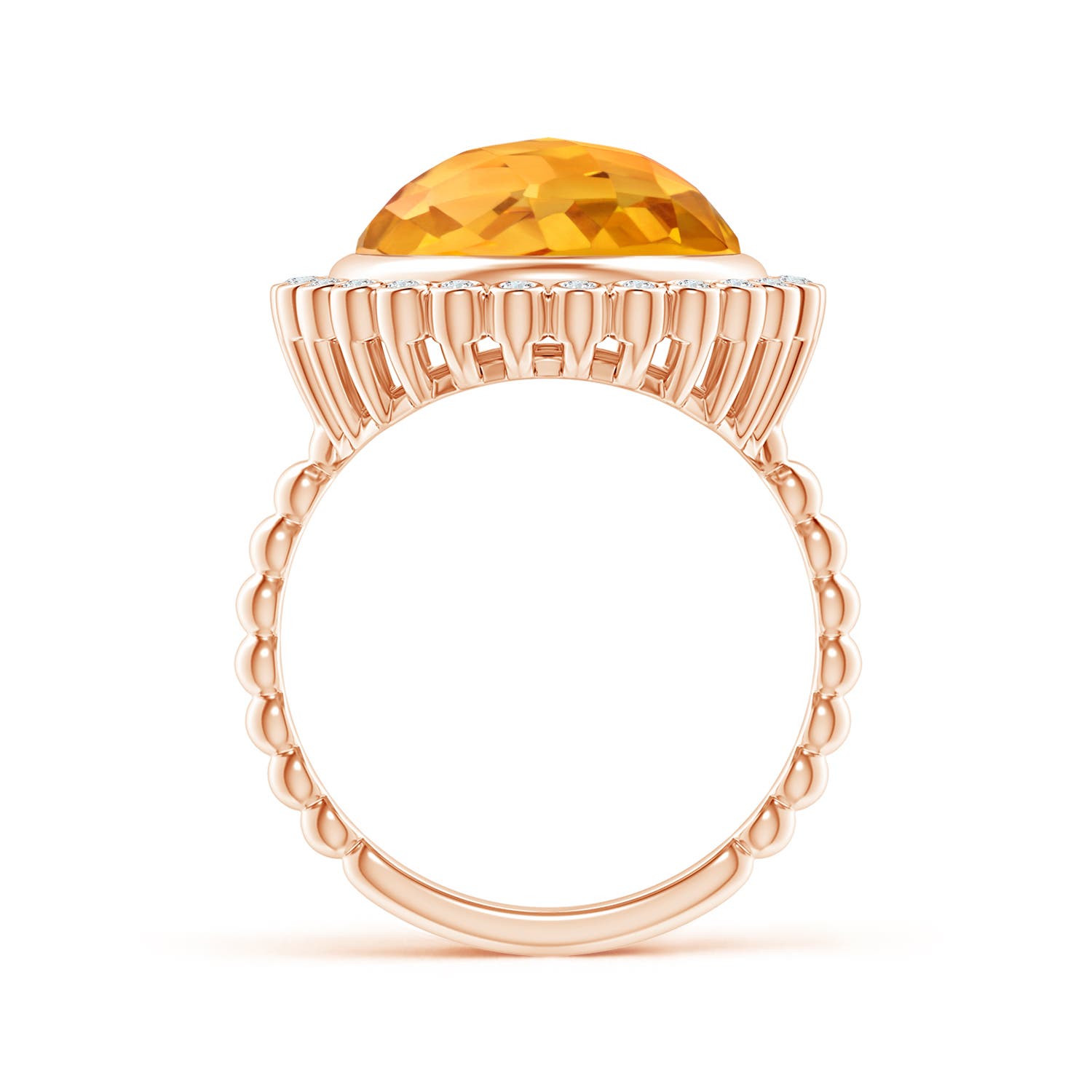 A - Citrine / 5.71 CT / 14 KT Rose Gold