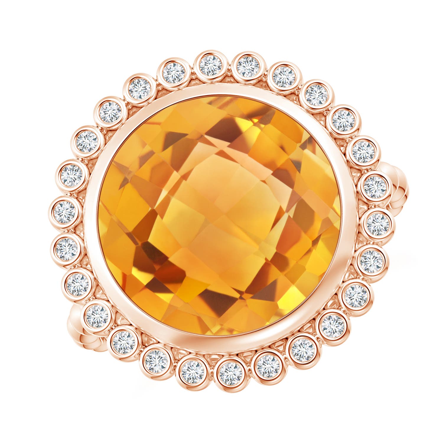 AA - Citrine / 5.71 CT / 14 KT Rose Gold