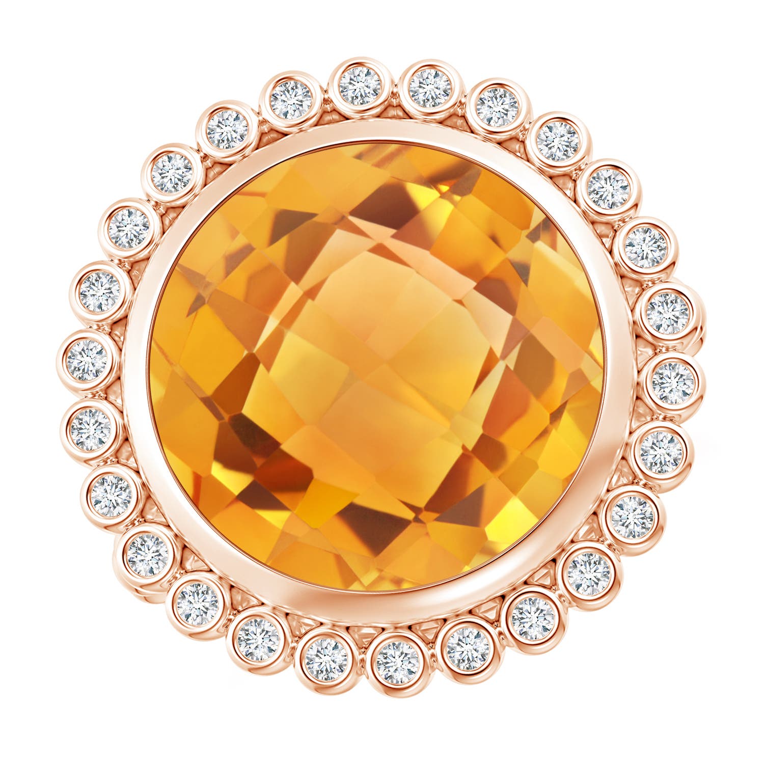 AA - Citrine / 8.16 CT / 14 KT Rose Gold