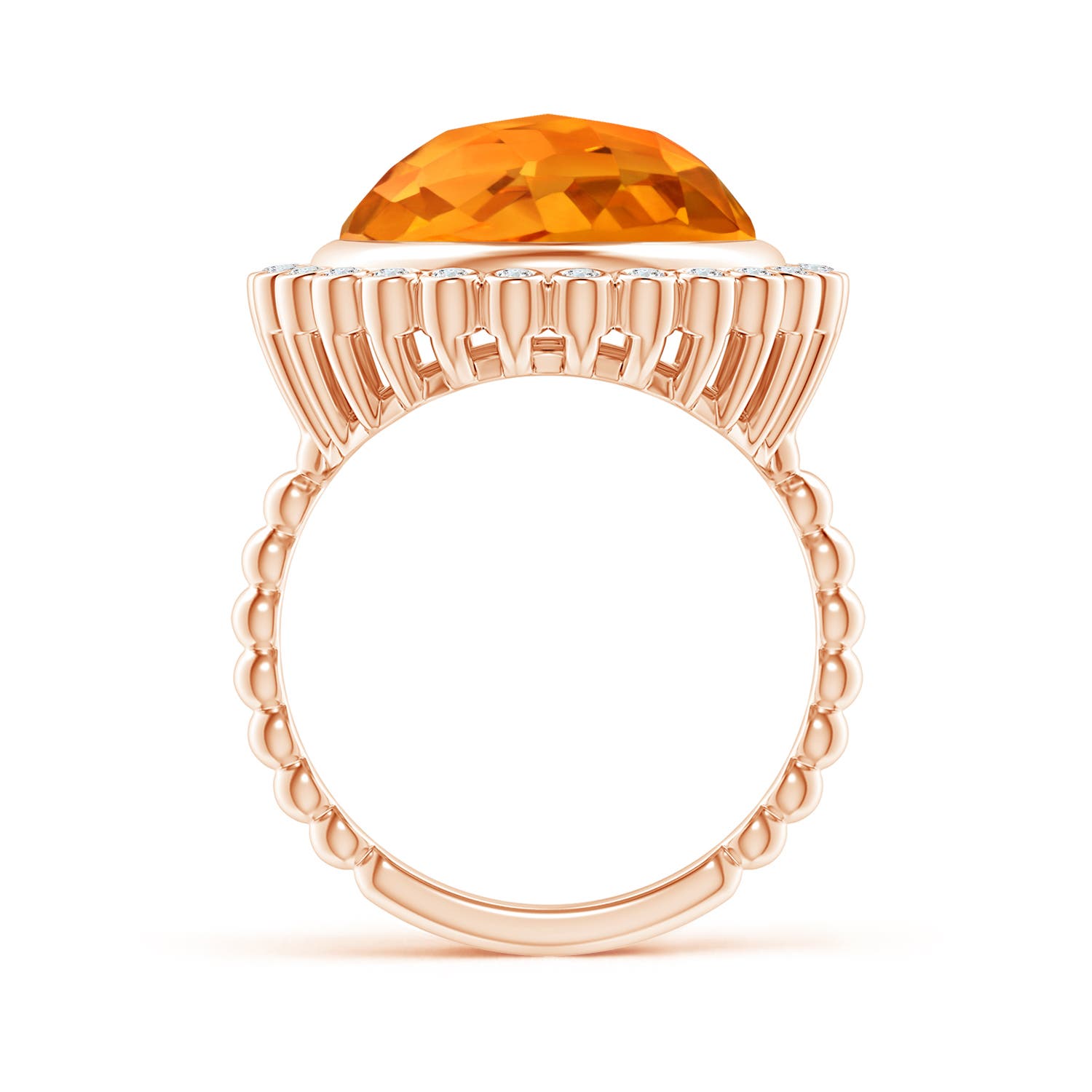 AAA - Citrine / 8.16 CT / 14 KT Rose Gold