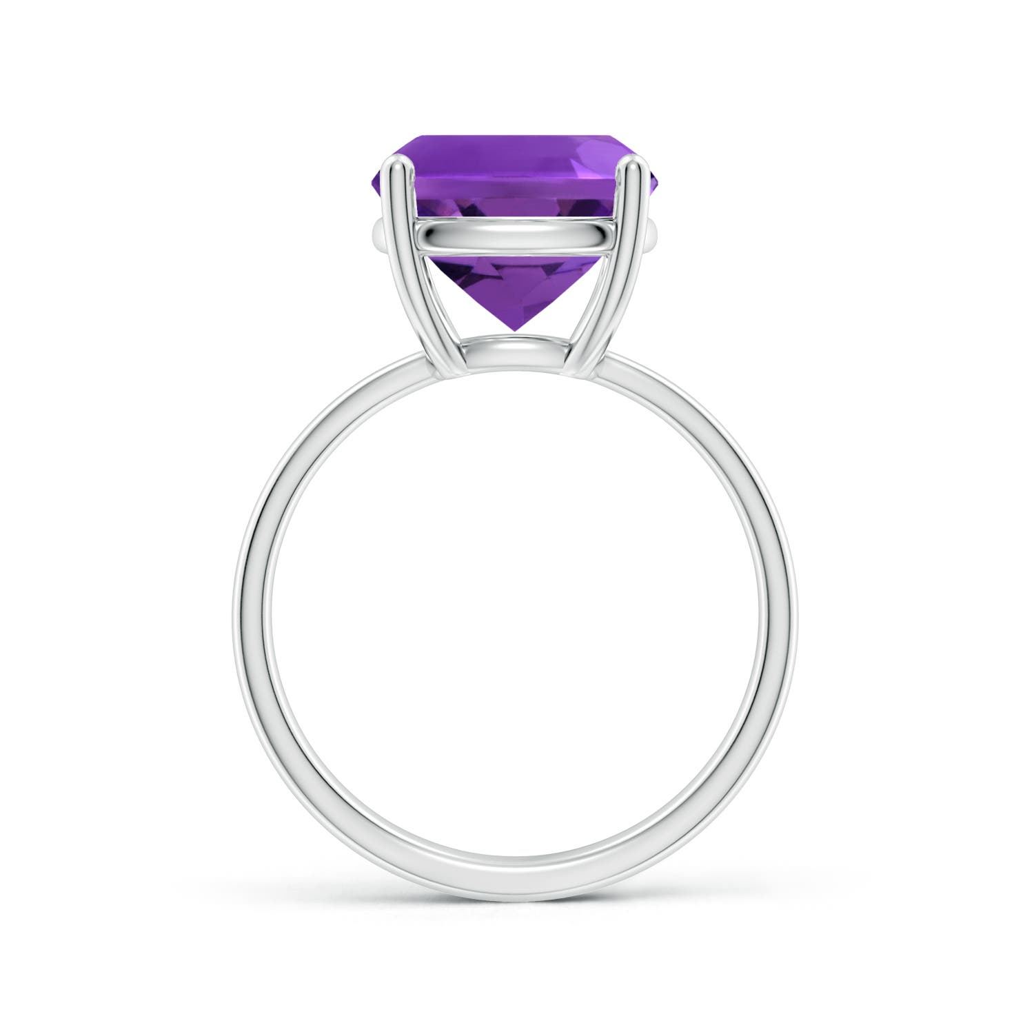 AAAA - Amethyst / 4.6 CT / 14 KT White Gold