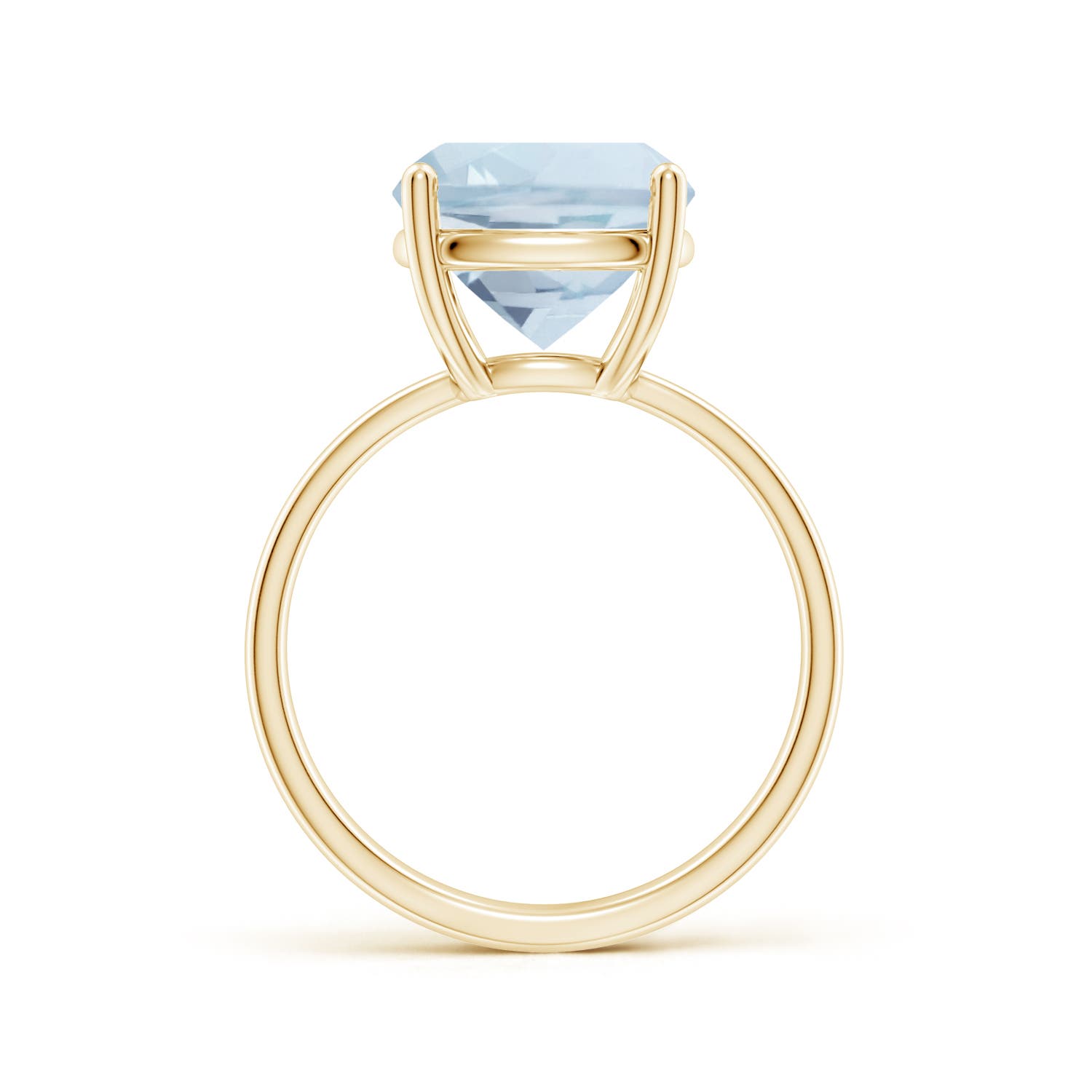 A - Aquamarine / 4 CT / 14 KT Yellow Gold