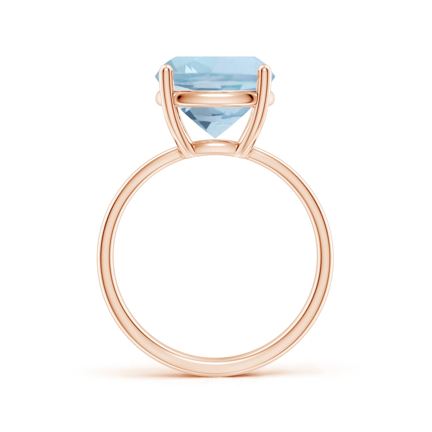 AA - Aquamarine / 4 CT / 14 KT Rose Gold