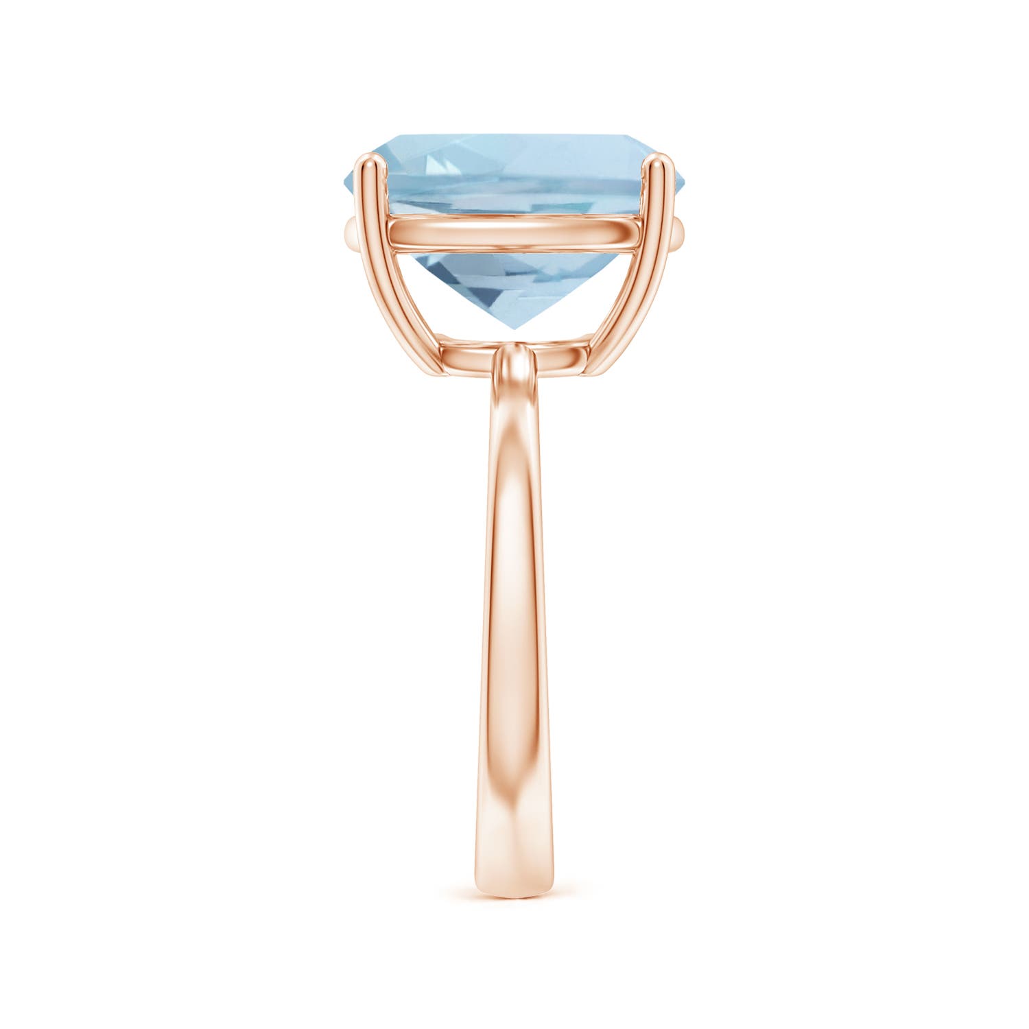 AA - Aquamarine / 4 CT / 14 KT Rose Gold