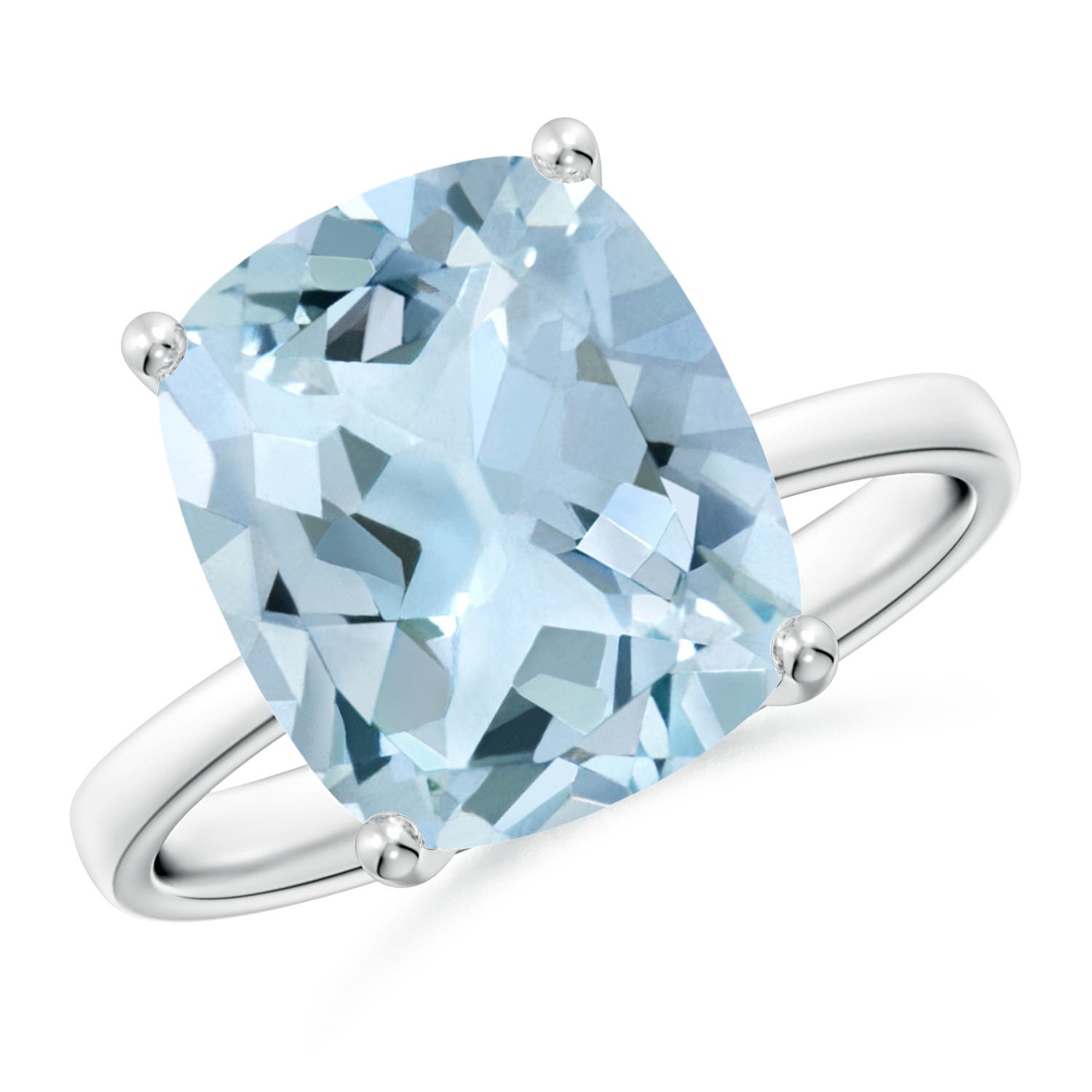 AA - Aquamarine / 4 CT / 14 KT White Gold