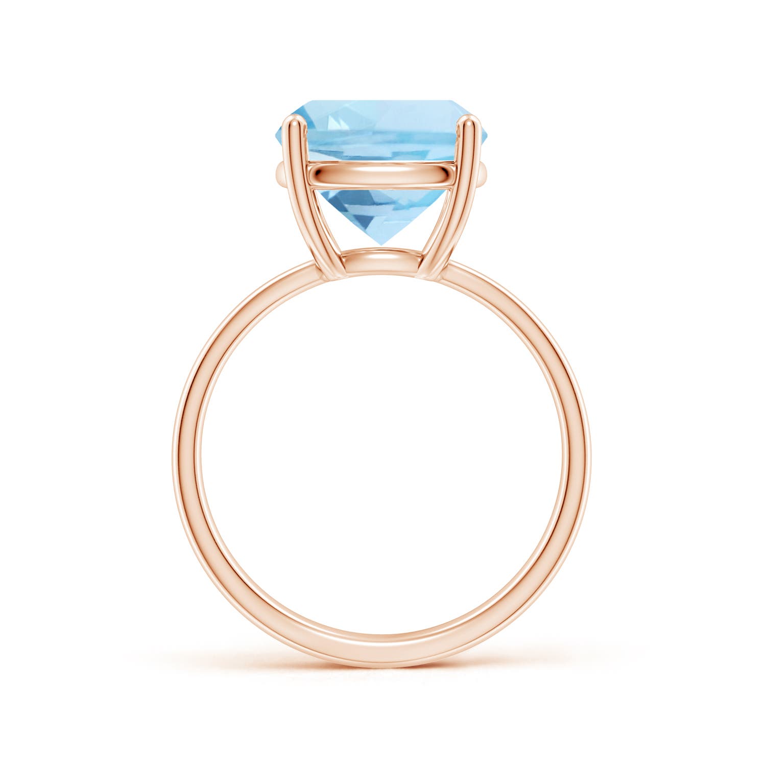 AAA - Aquamarine / 4 CT / 14 KT Rose Gold