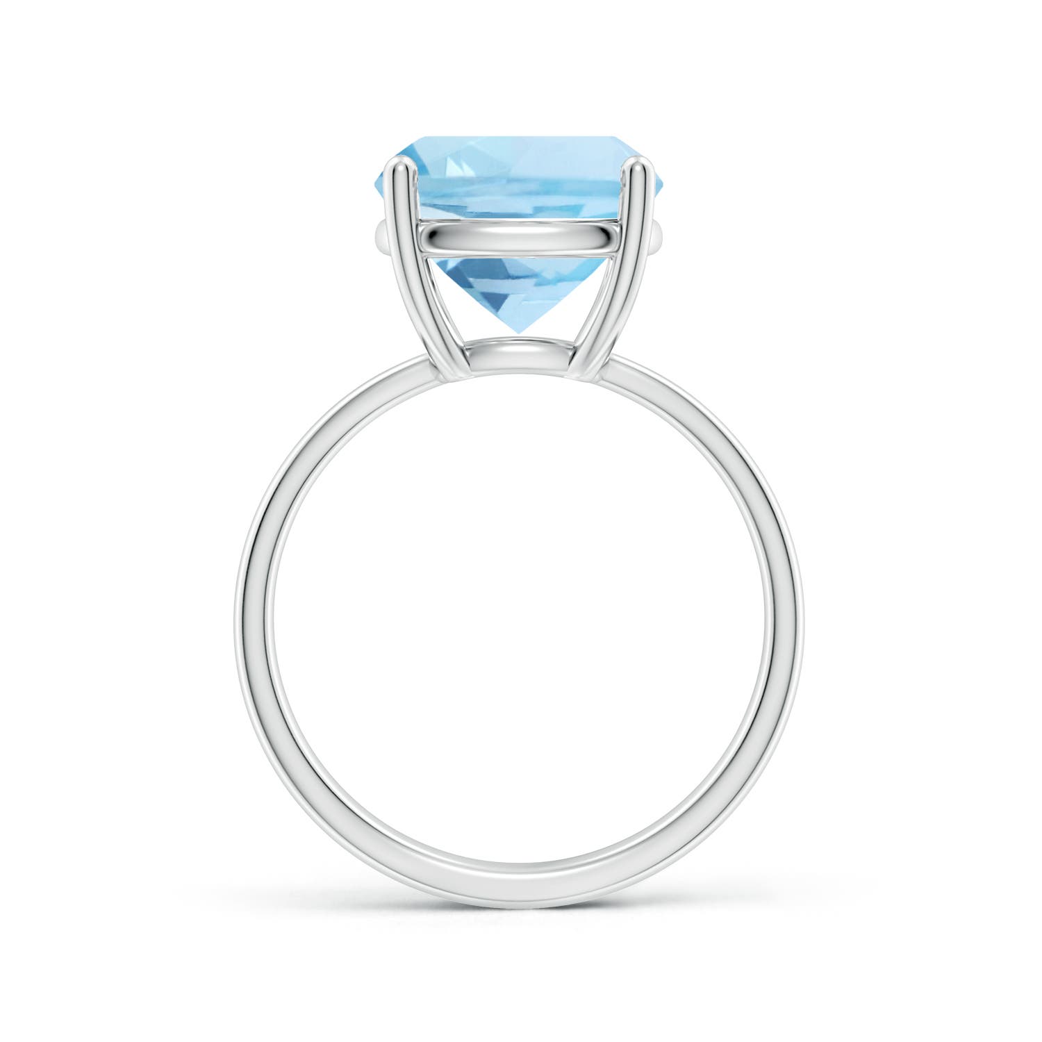 AAA - Aquamarine / 4 CT / 14 KT White Gold