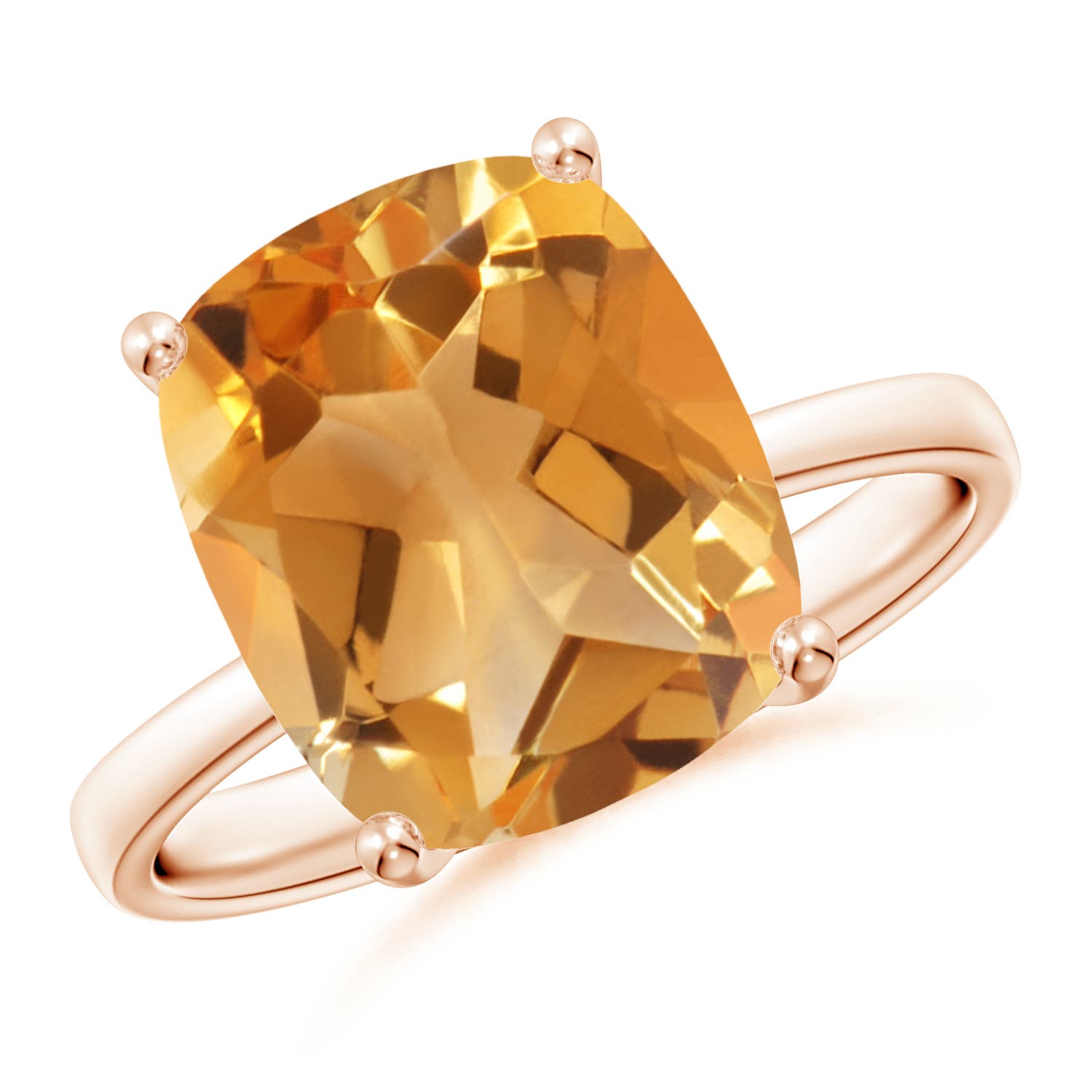 A - Citrine / 4.7 CT / 14 KT Rose Gold