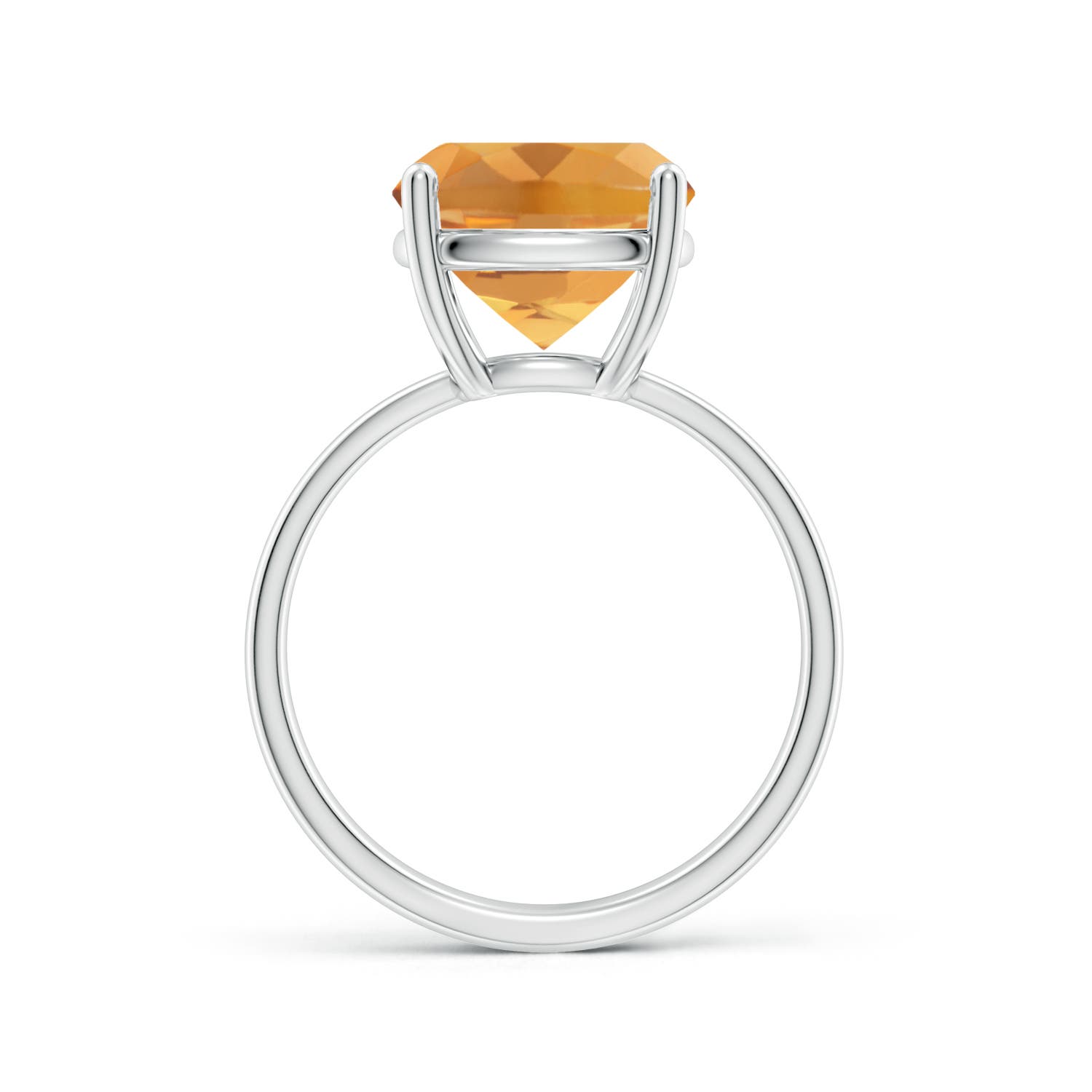 A - Citrine / 4.7 CT / 14 KT White Gold