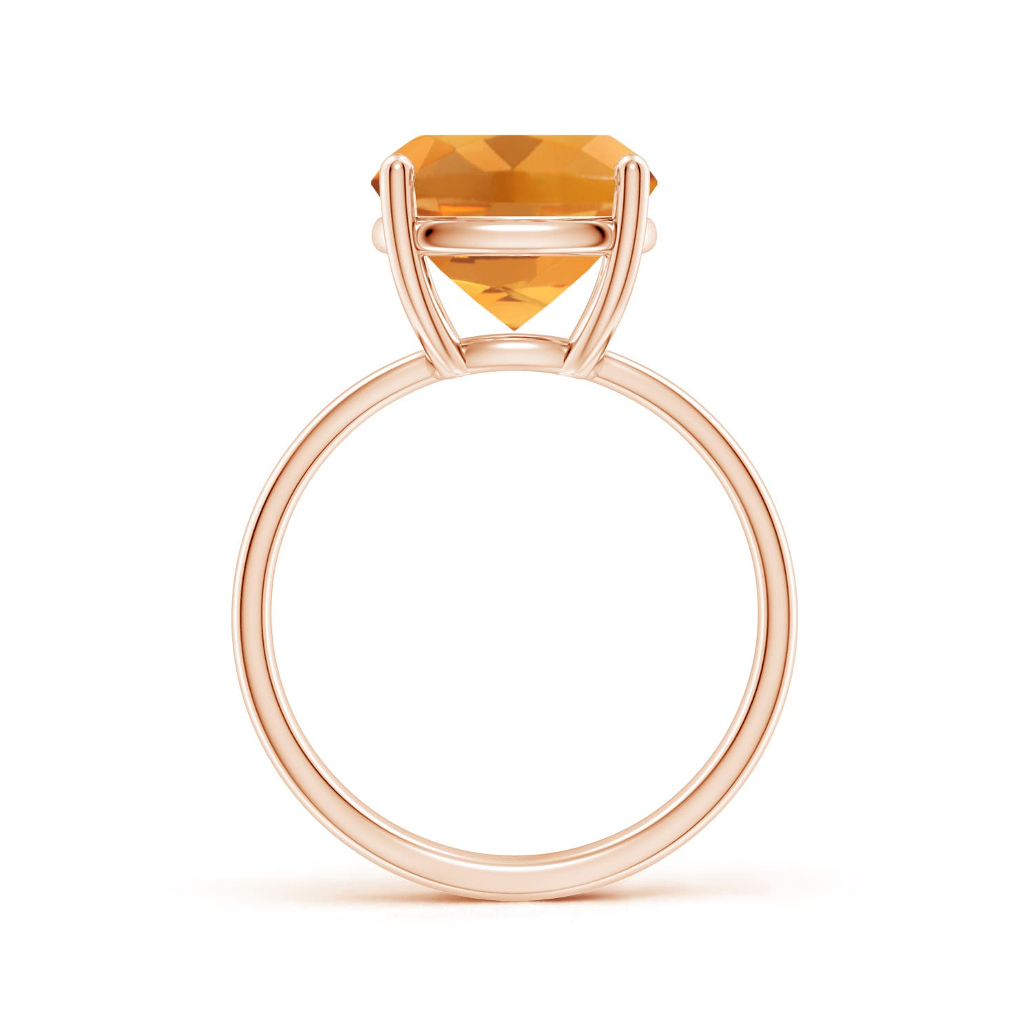 AA - Citrine / 4.7 CT / 14 KT Rose Gold