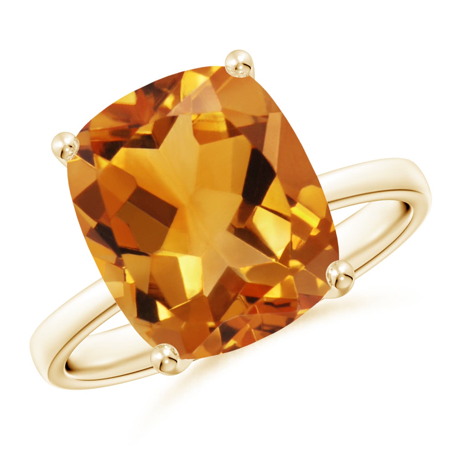 AA - Citrine / 4.7 CT / 14 KT Yellow Gold