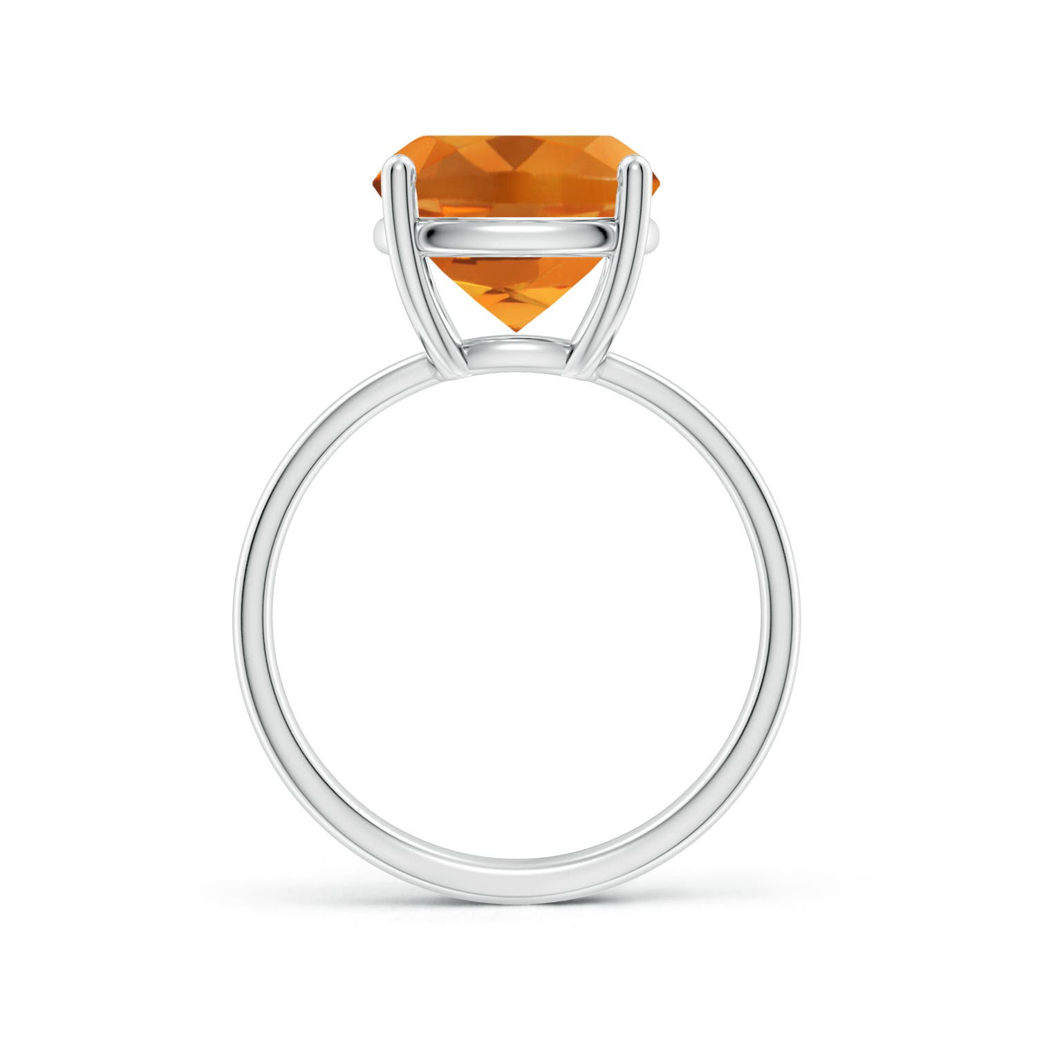 AAA - Citrine / 4.7 CT / 14 KT White Gold