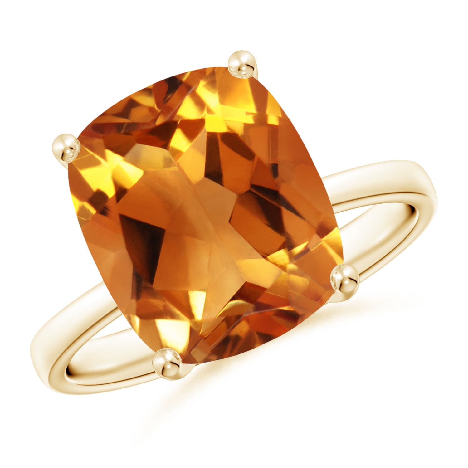 AAA - Citrine / 4.7 CT / 14 KT Yellow Gold