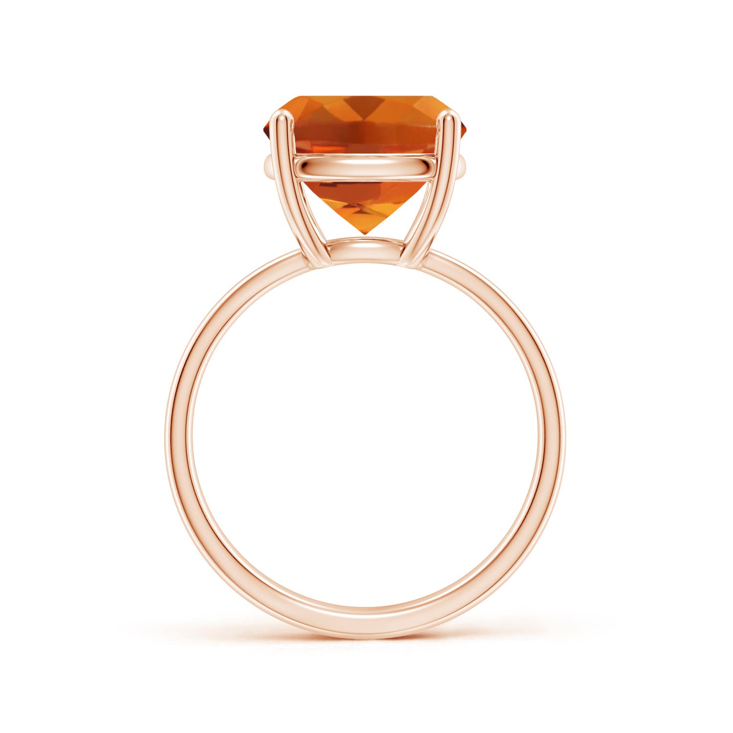 AAAA - Citrine / 4.7 CT / 14 KT Rose Gold