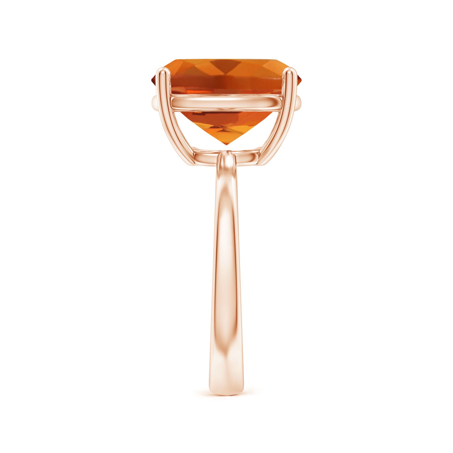 AAAA - Citrine / 4.7 CT / 14 KT Rose Gold