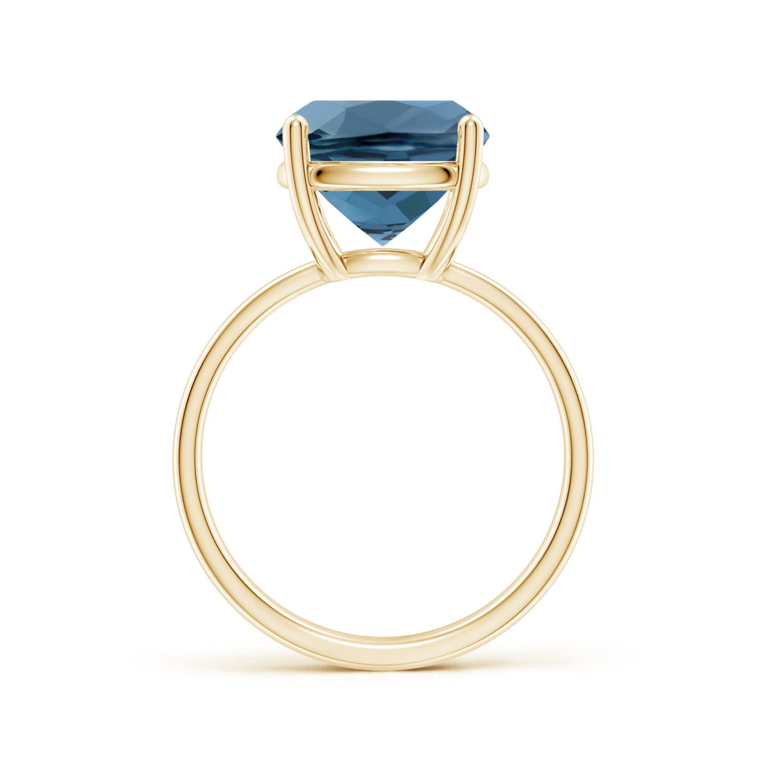 A - London Blue Topaz / 5.8 CT / 14 KT Yellow Gold