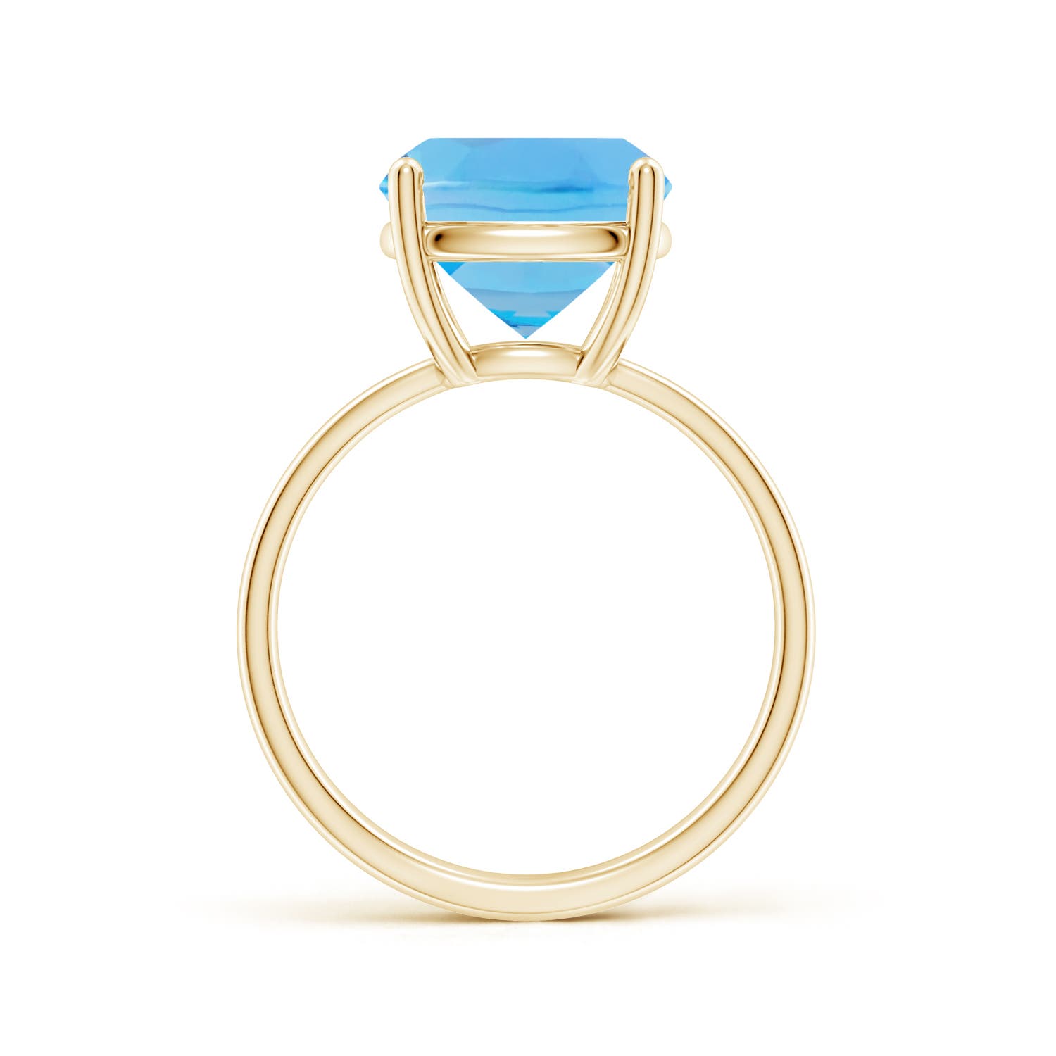 AA - Swiss Blue Topaz / 5.8 CT / 14 KT Yellow Gold