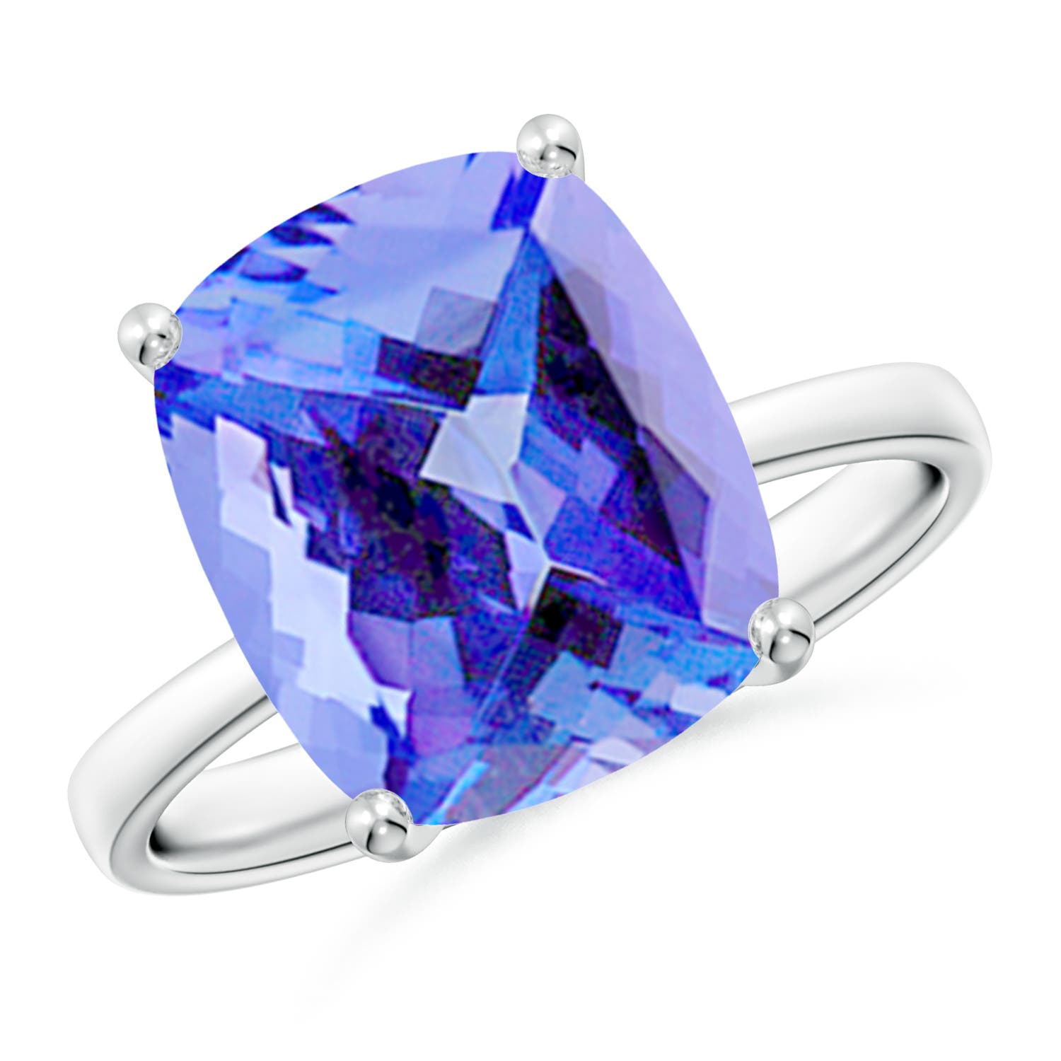 AA - Tanzanite / 4.5 CT / 14 KT White Gold