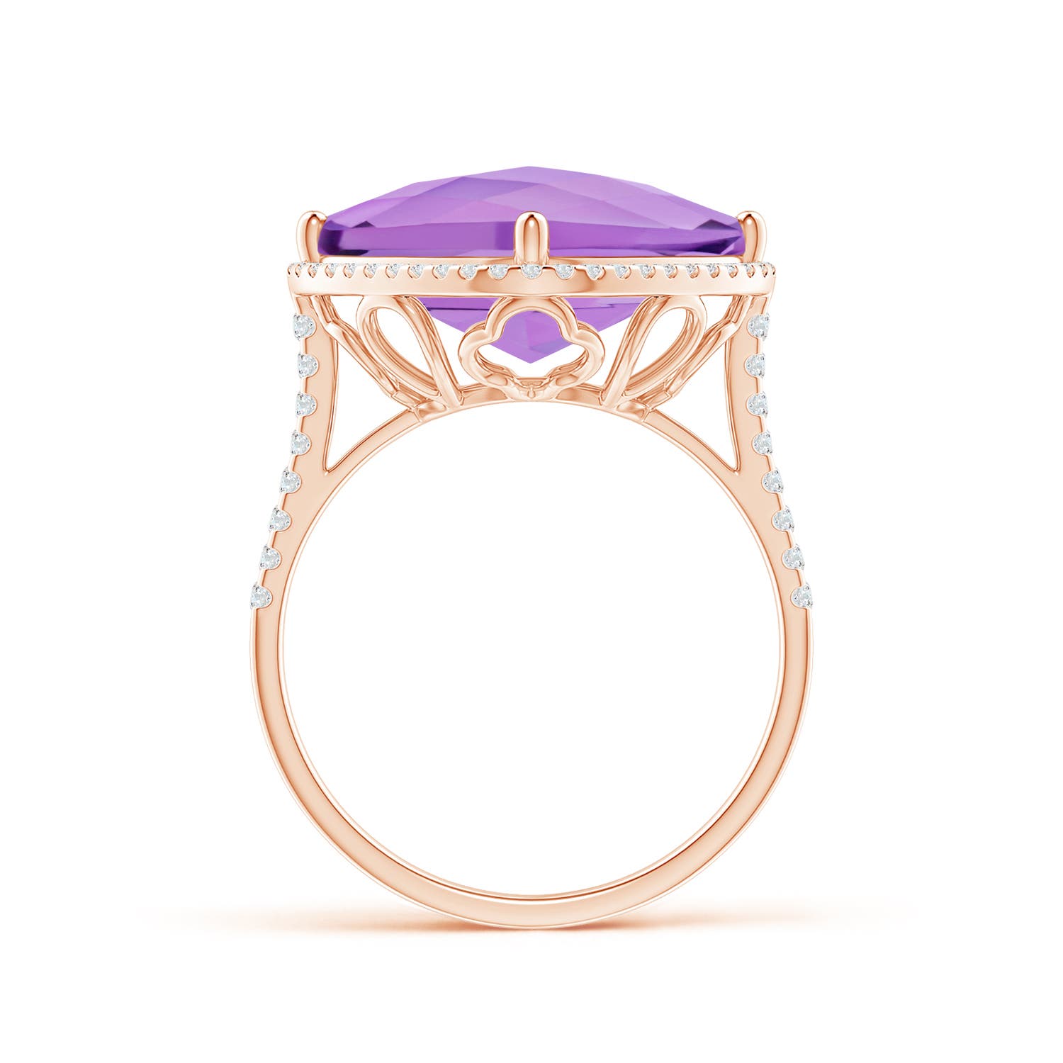 A - Amethyst / 8.32 CT / 14 KT Rose Gold