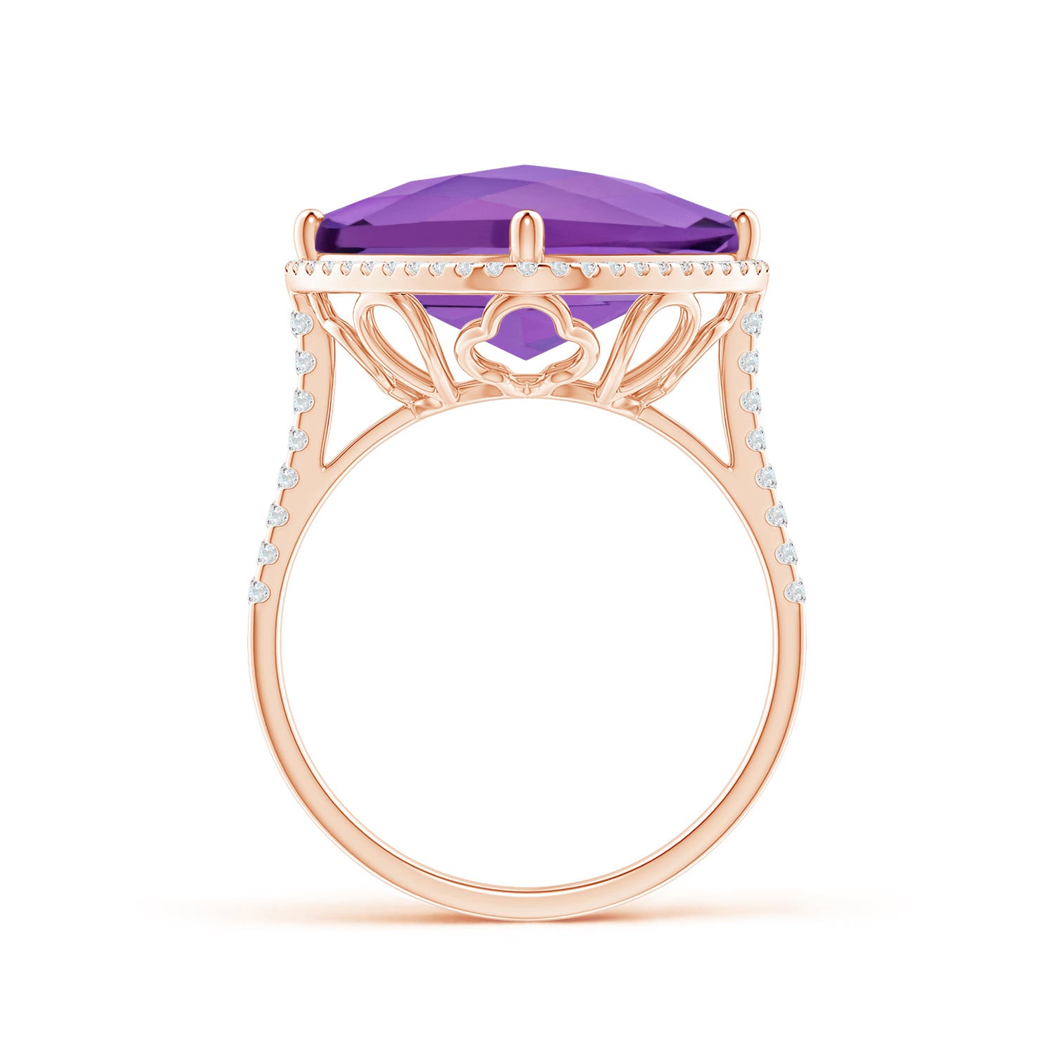 AA - Amethyst / 8.32 CT / 14 KT Rose Gold