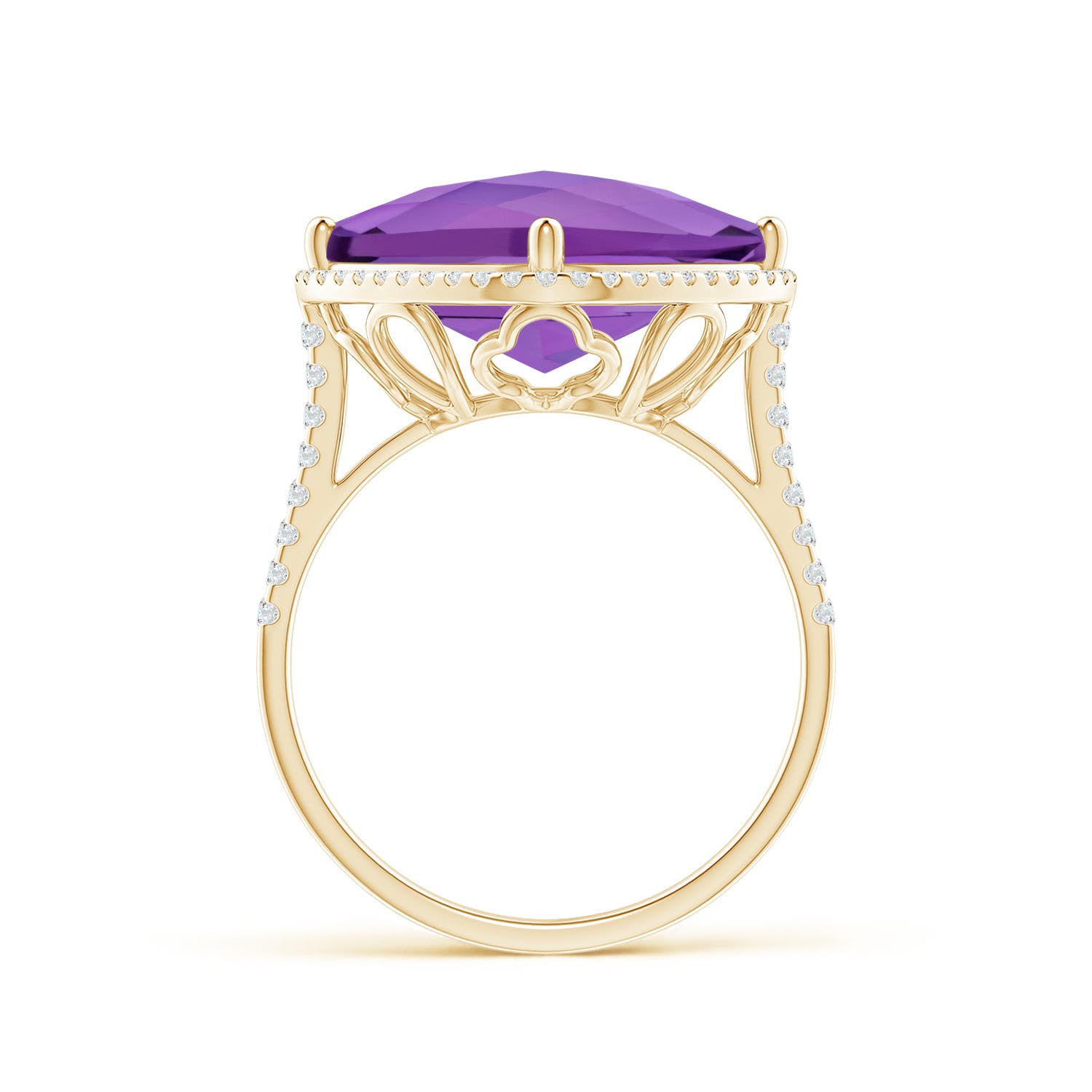 AA - Amethyst / 8.32 CT / 14 KT Yellow Gold