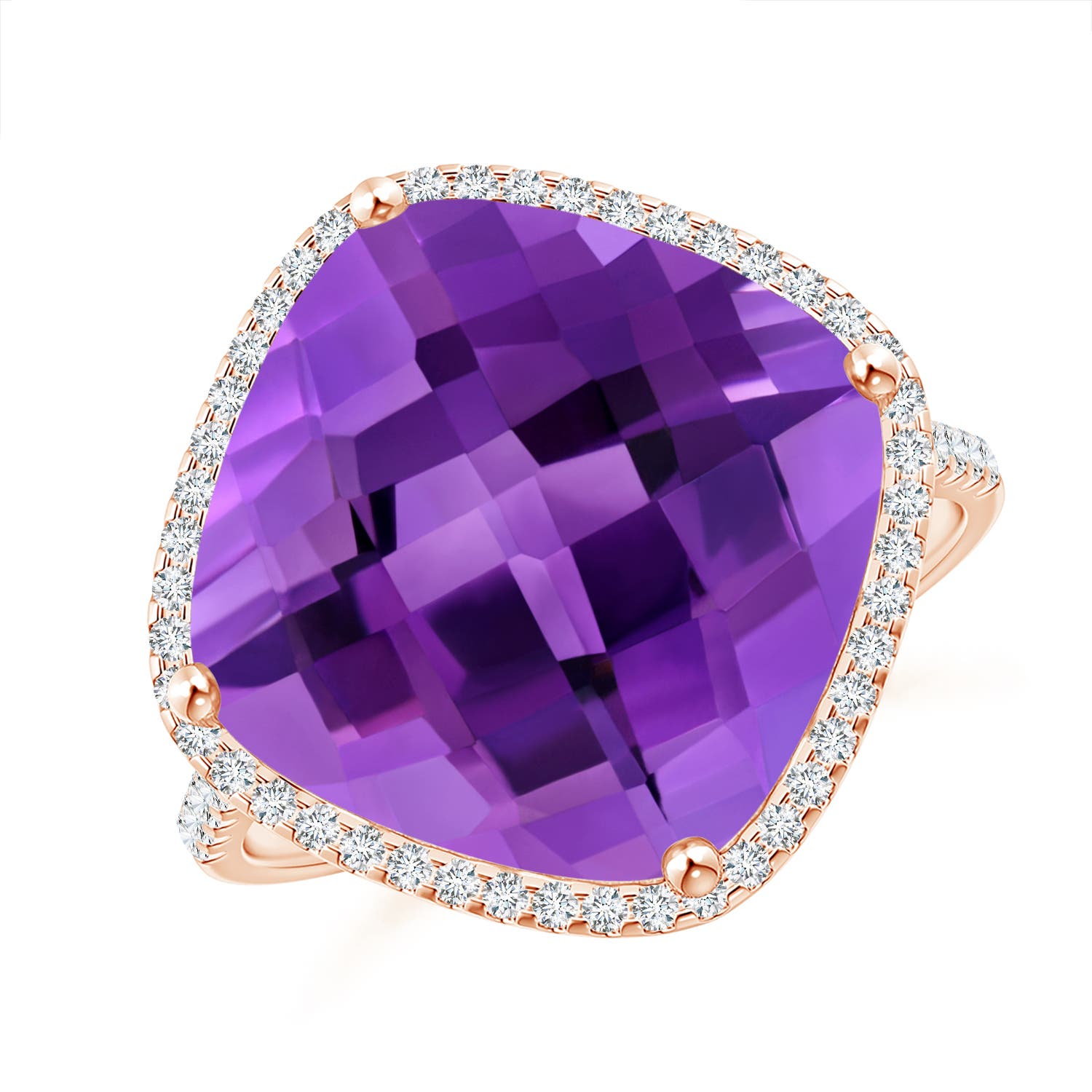 AAA - Amethyst / 8.32 CT / 14 KT Rose Gold