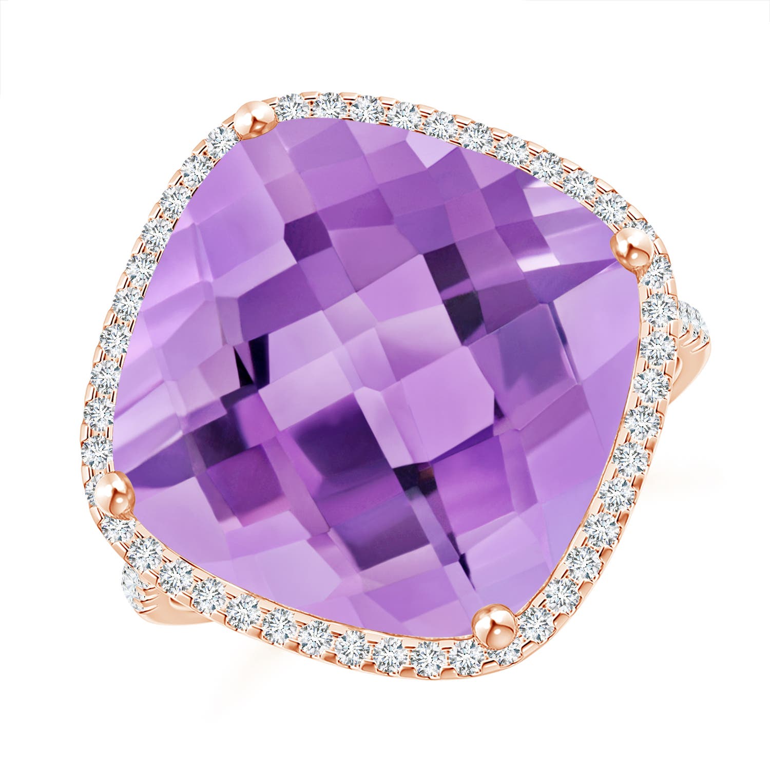 A - Amethyst / 11.39 CT / 14 KT Rose Gold